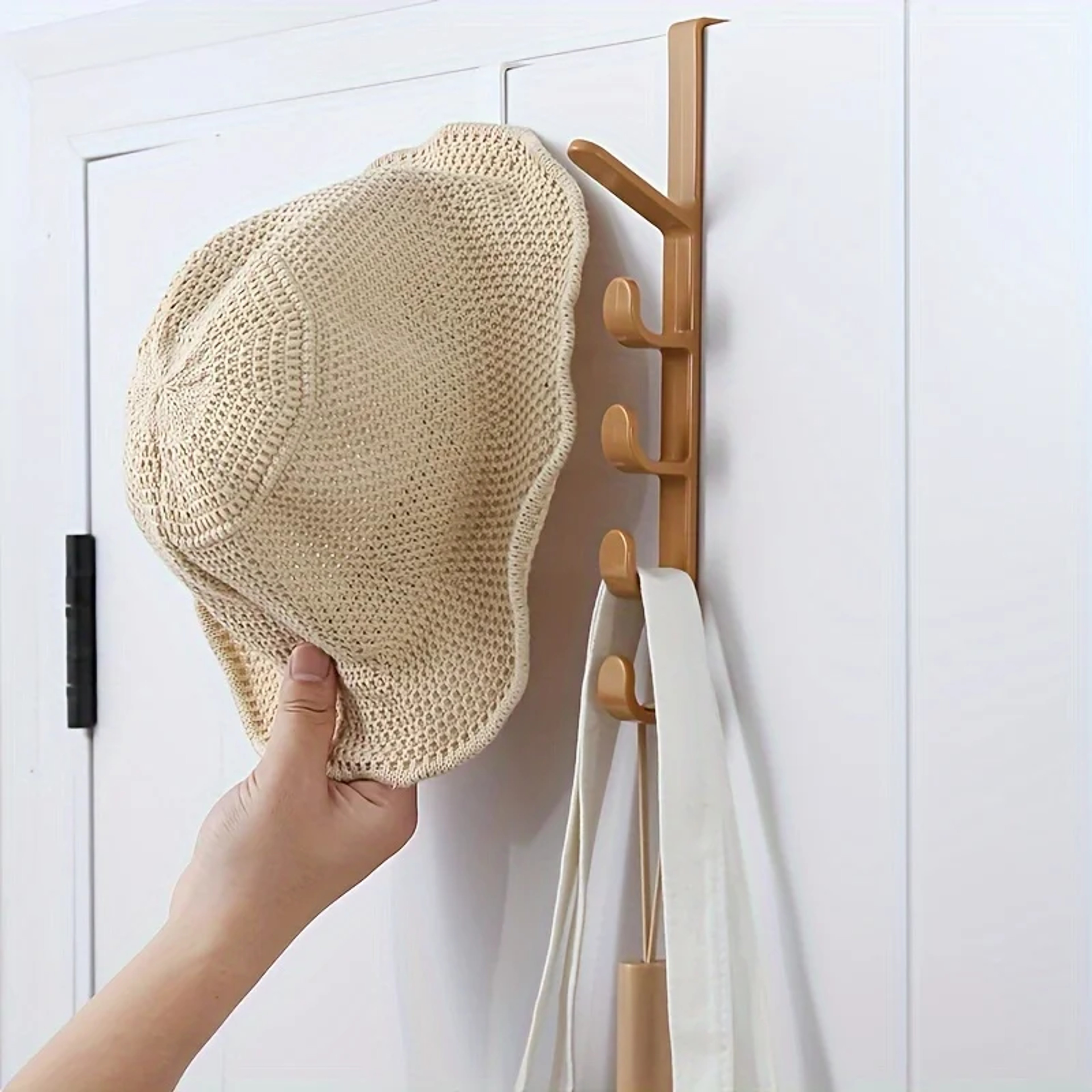 Hook Over Door Organizer Rack Space Saving Closet Coat Hanger 2