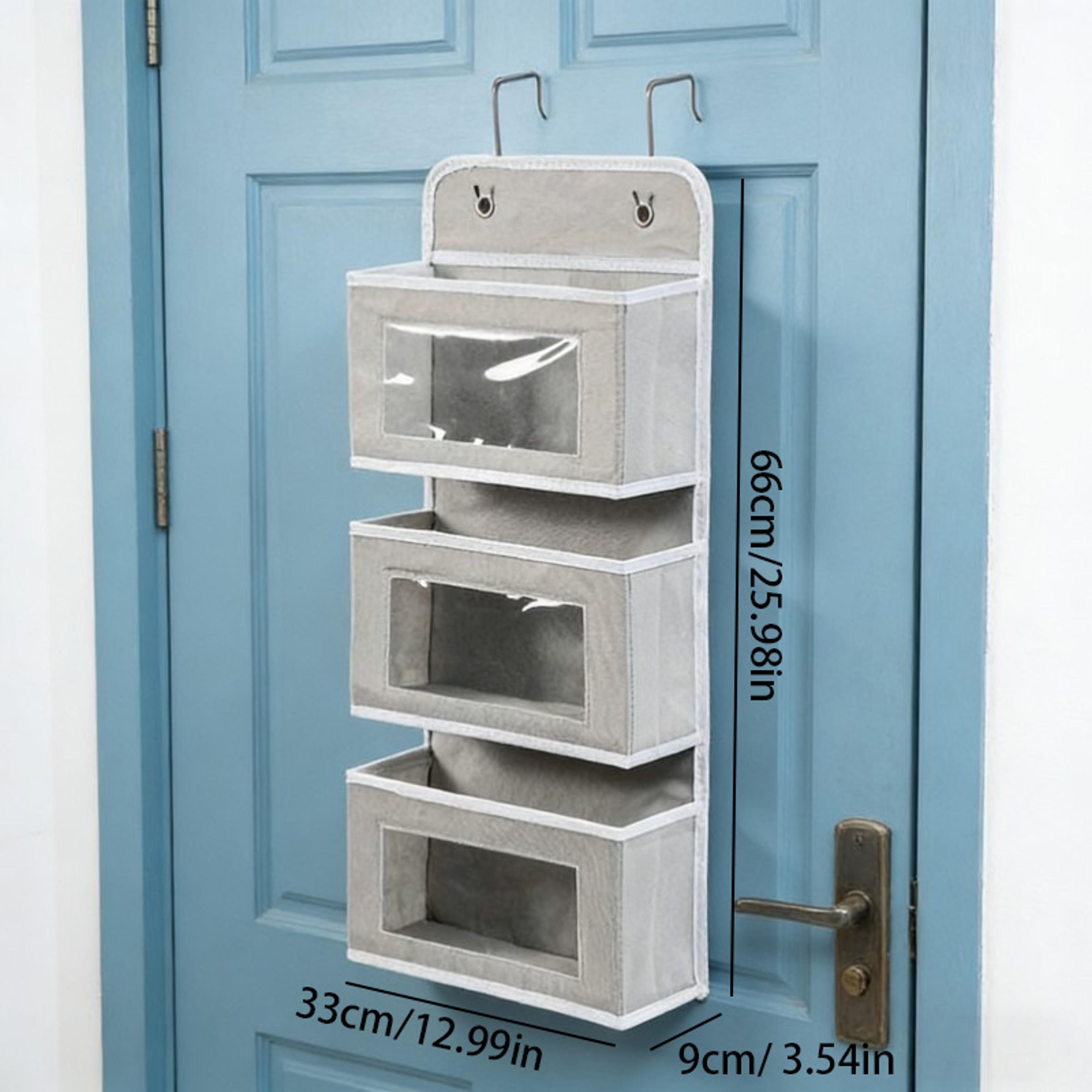 Over Door Organizer Hanging Storage Bag For Dorm Room Space Saving Essentials Holder 6