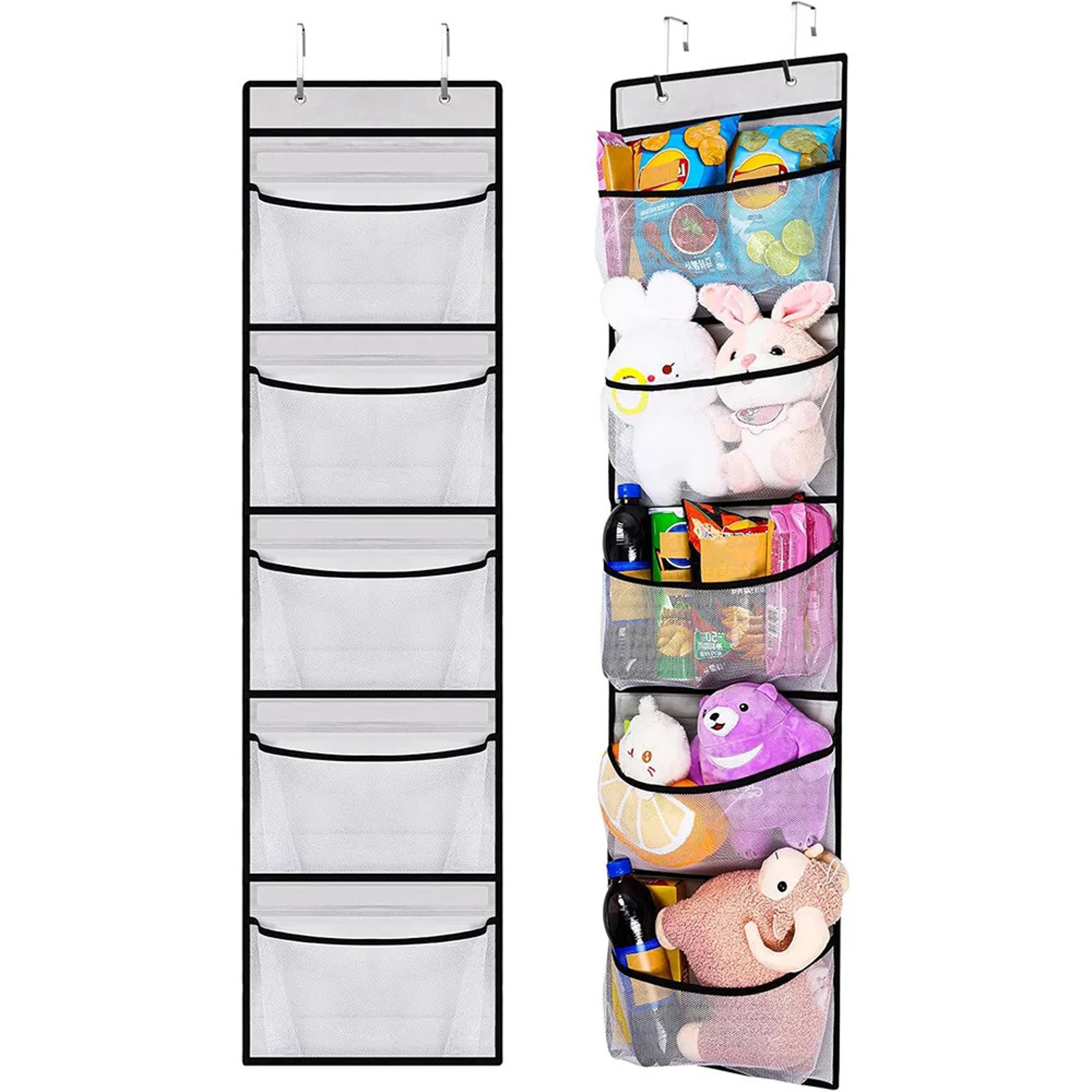 Foldable Over Door Organizer Pocket Hanging Storage Bag For Closet Bedroom Bathroom 4