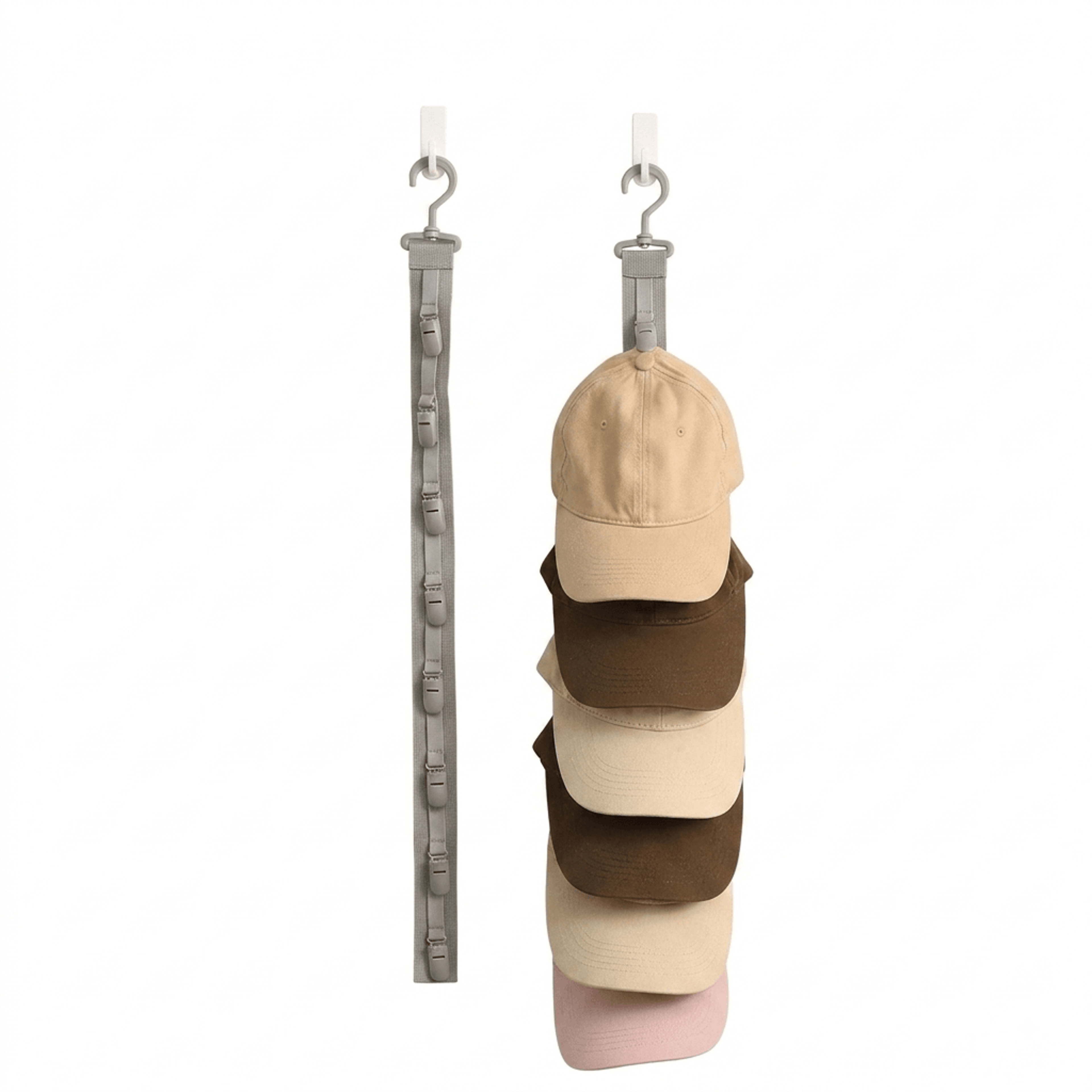 Over Door Hat Organizer Hanging Cap Storage Rack For Closet And Bedroom 0