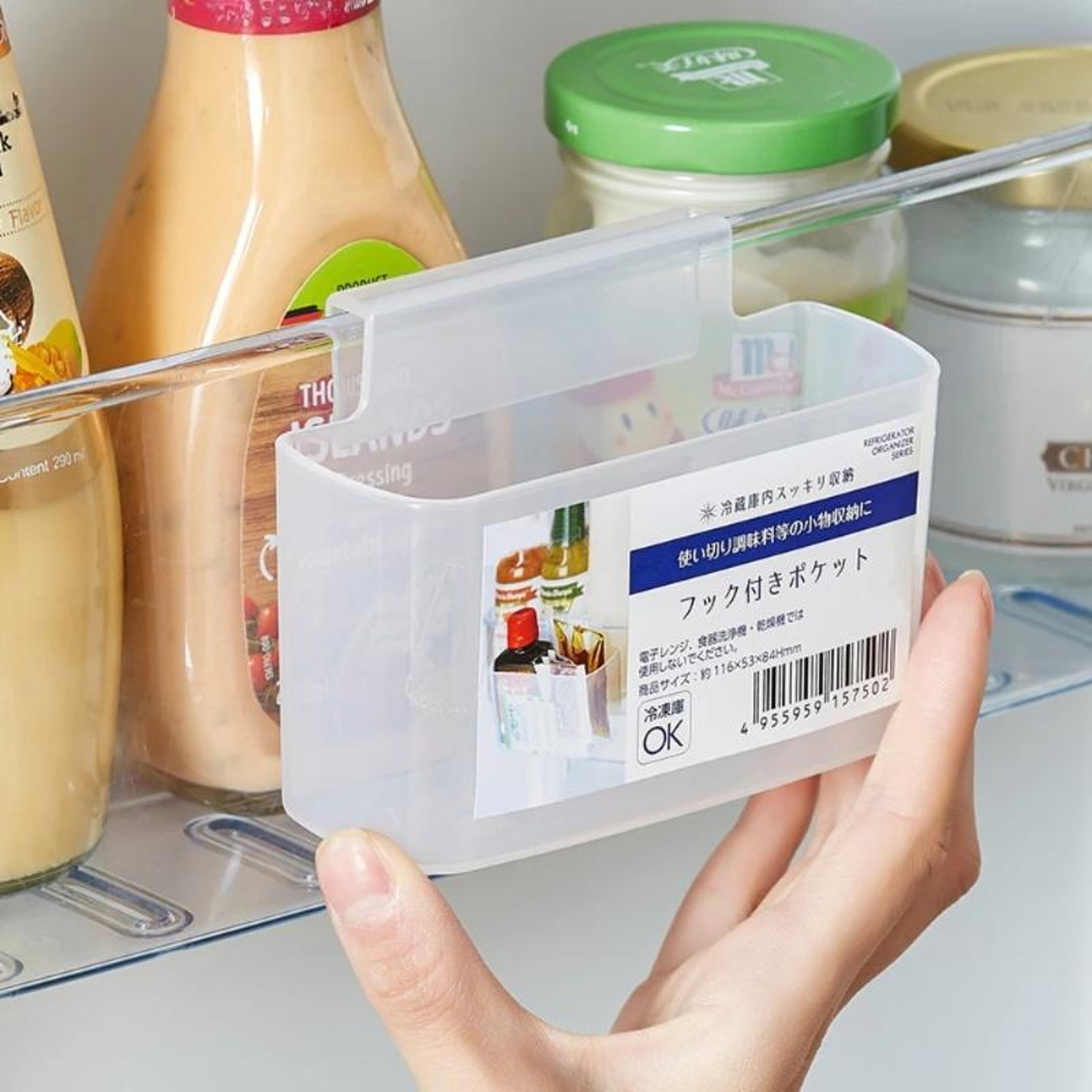 Cheese Slice Holder For Fridge Door Space Saving Refrigerator Storage Organizer 5