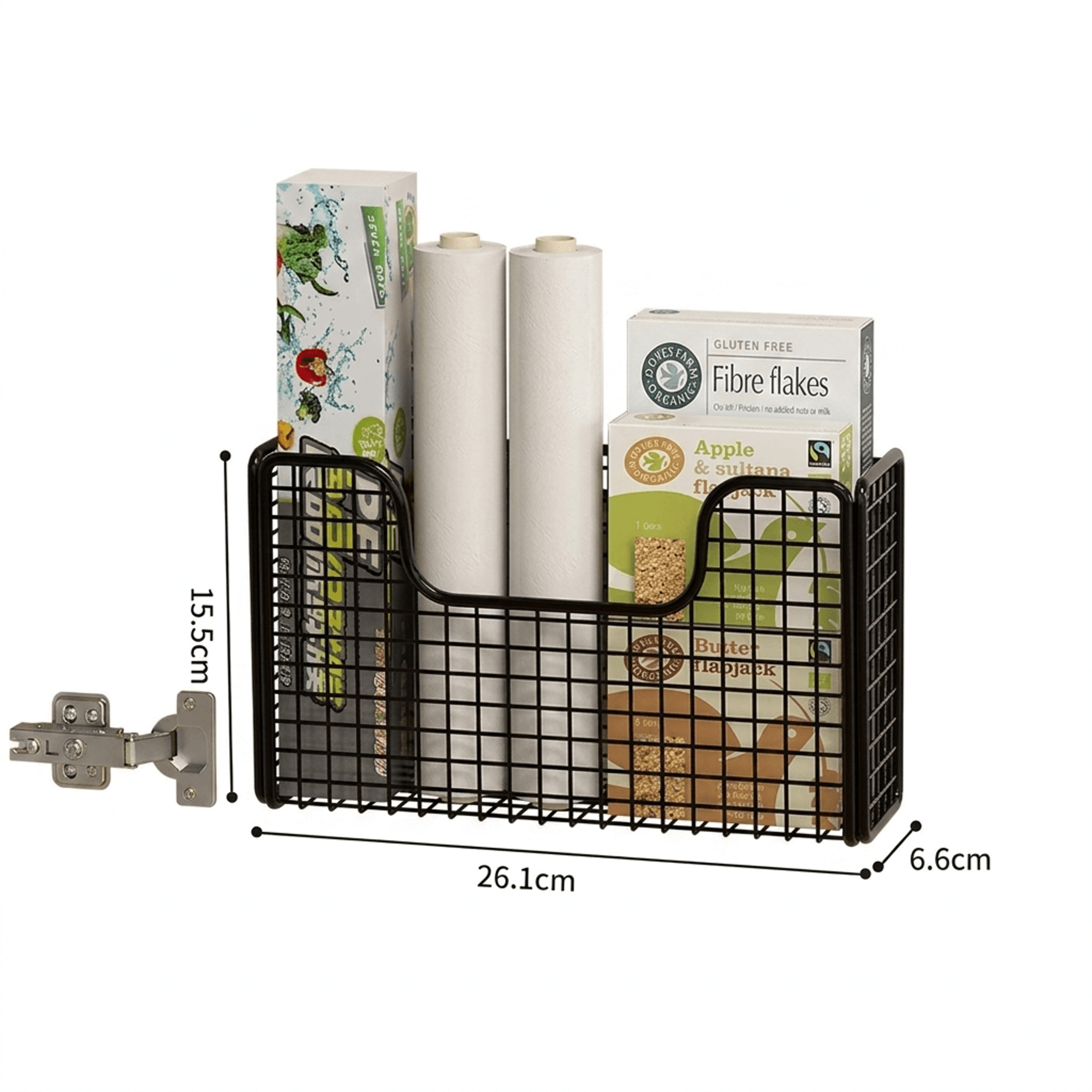 Cabinet Door Organizer Kitchen Storage Basket Space Saving Door Mounted Storage Bag 4