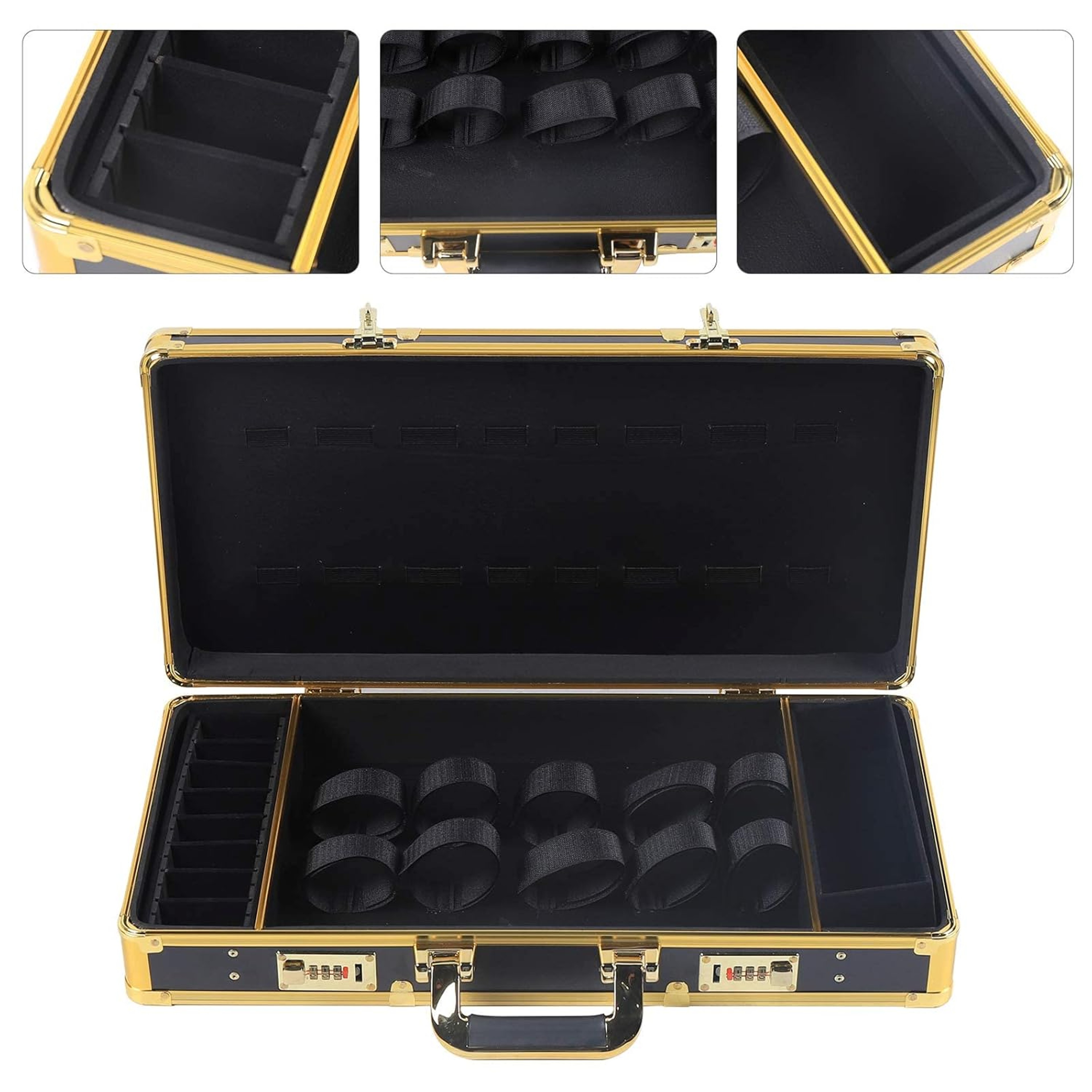 Professional Barber Carrying Case For Clippers Scissors And Styling Tools 4