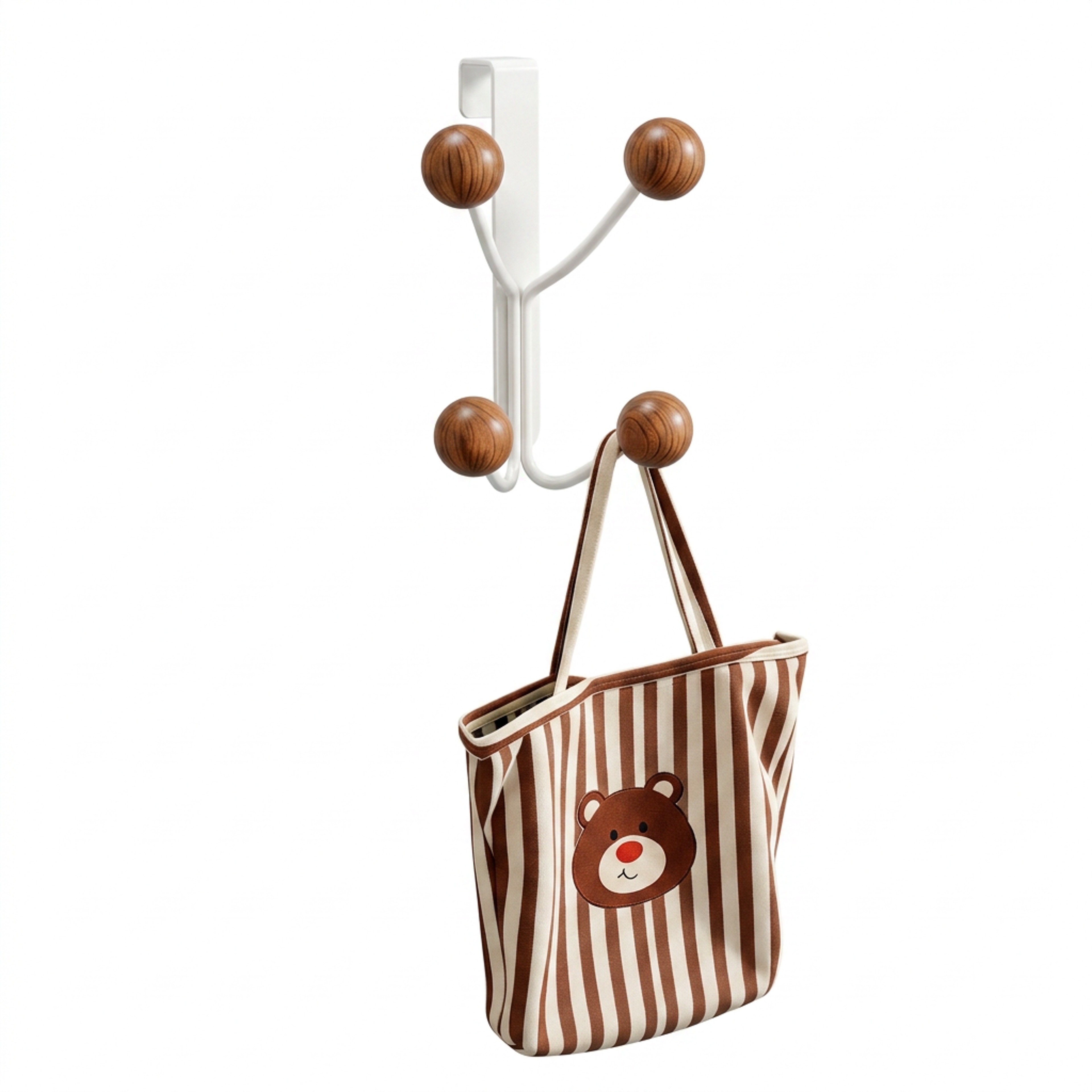 Sturdy Over The Door Hooks Metal And Wood Door Hanger Organizer For Coats Towels And Robes 7