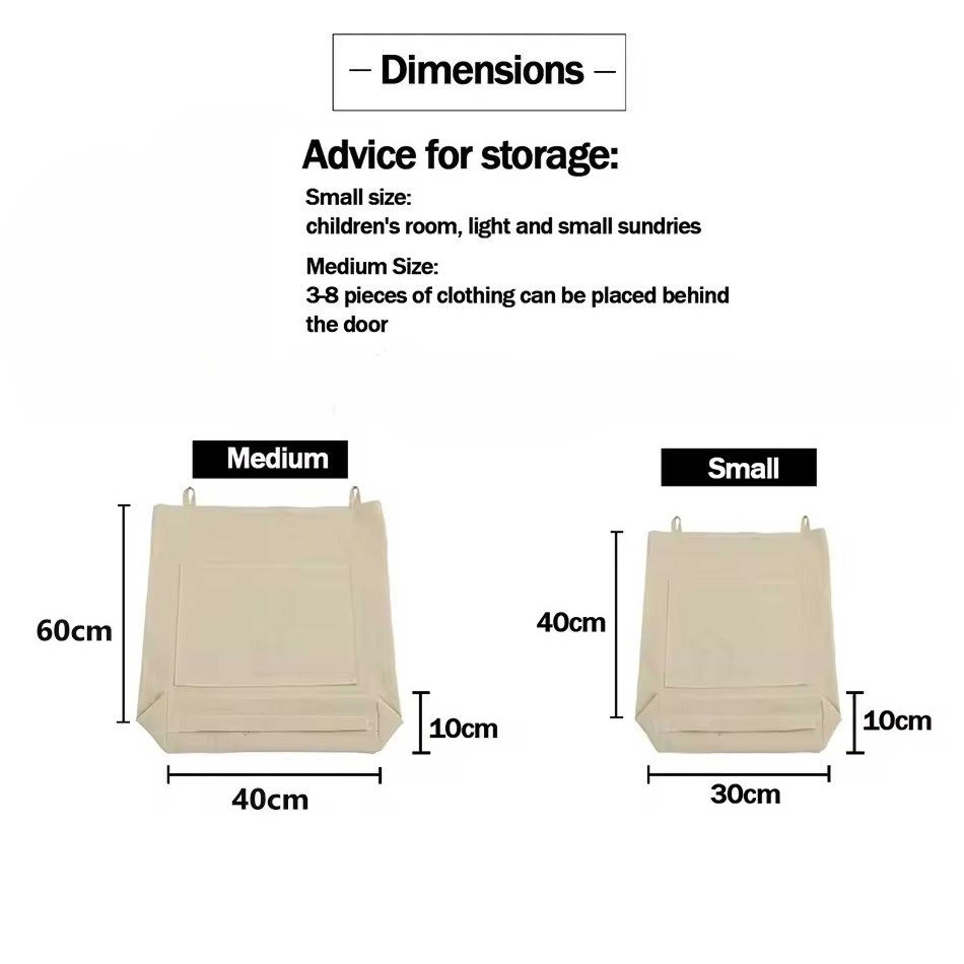 Over Door Hanging Laundry Hamper Bag Space Saving Clothes Storage Organizer 6