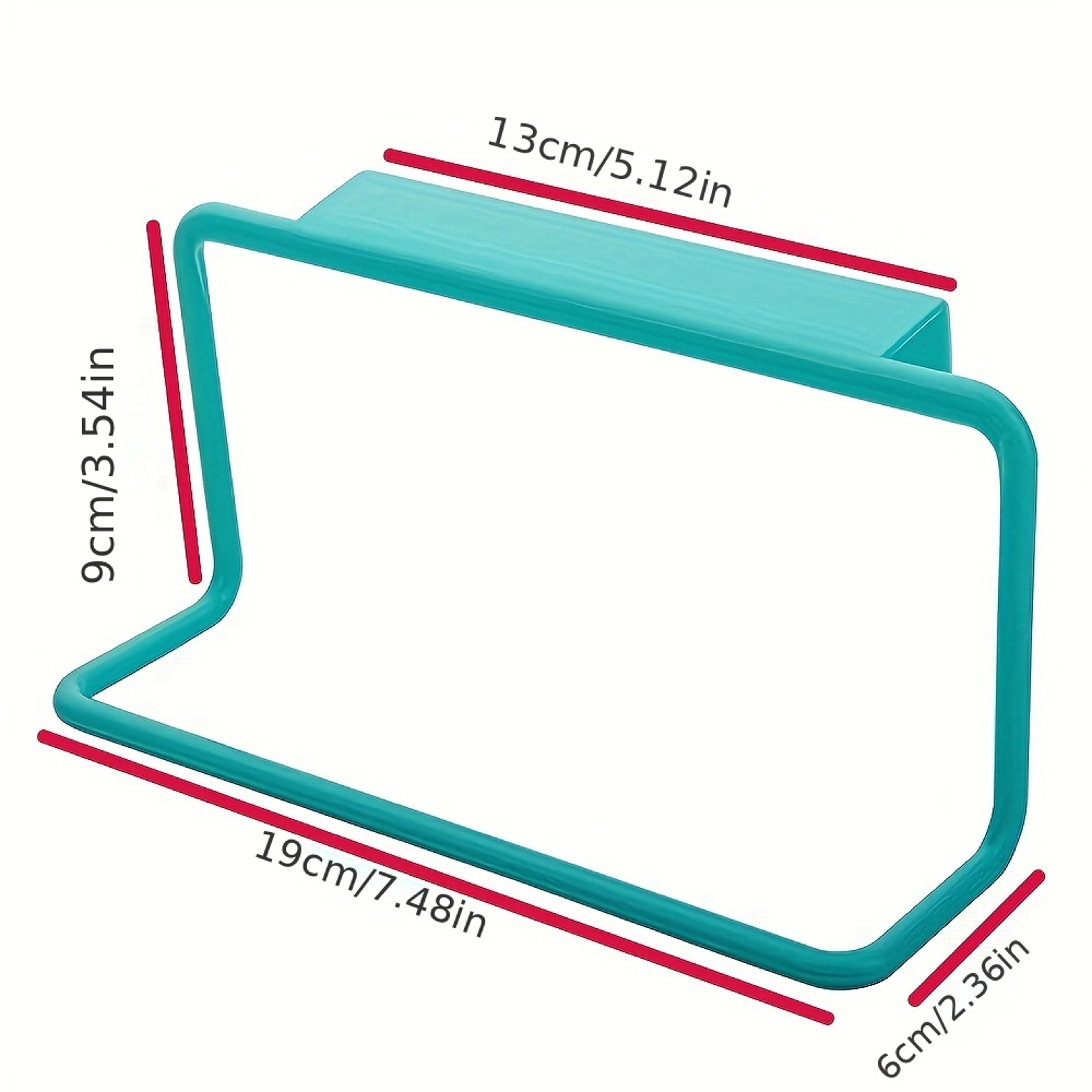 No Punch Cabinet Door Towel Rack Space Saving Kitchen Rag Hanger 4