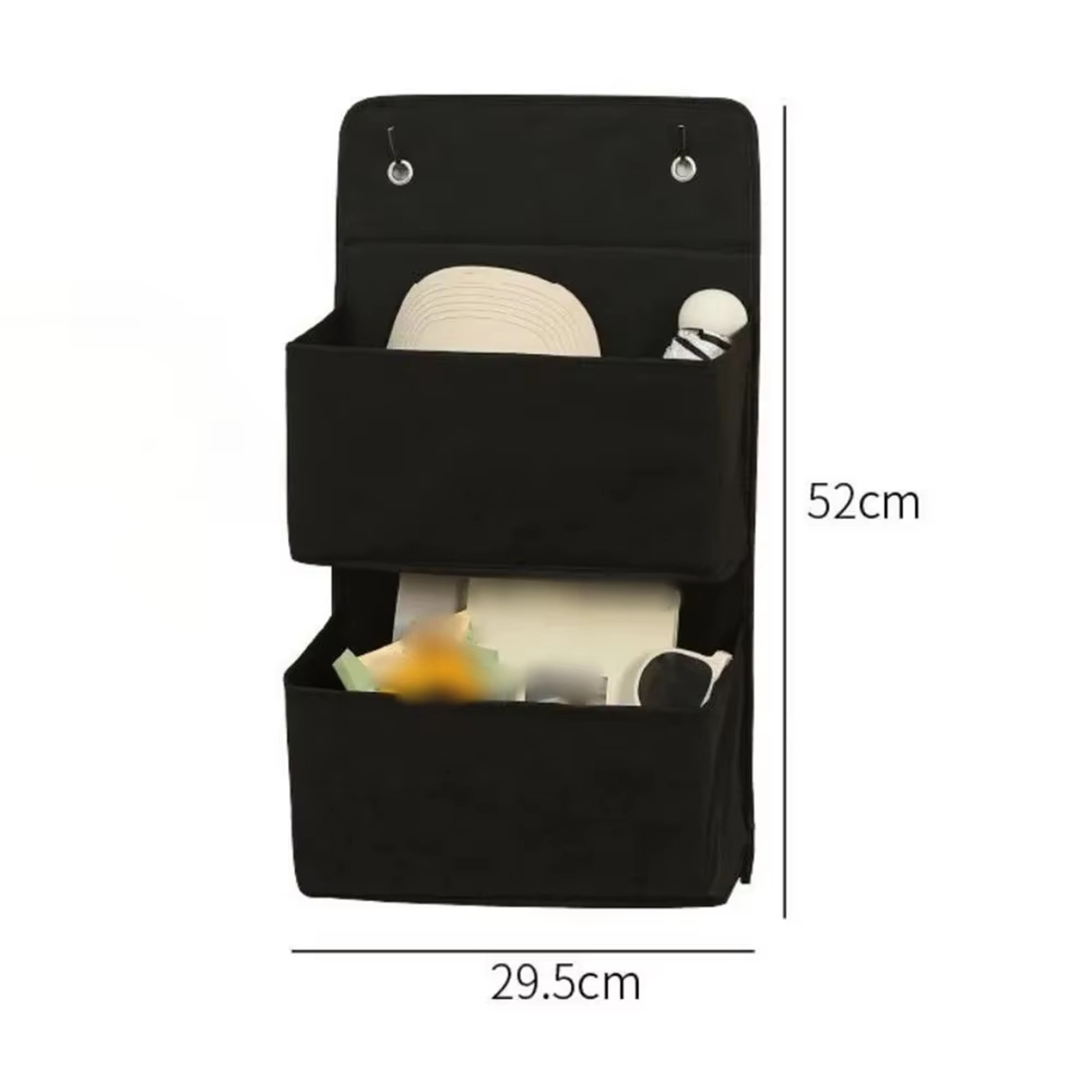 Foldable Over Door Organizer Space Saving Hanging Storage Rack For Shoes Toys Books 8