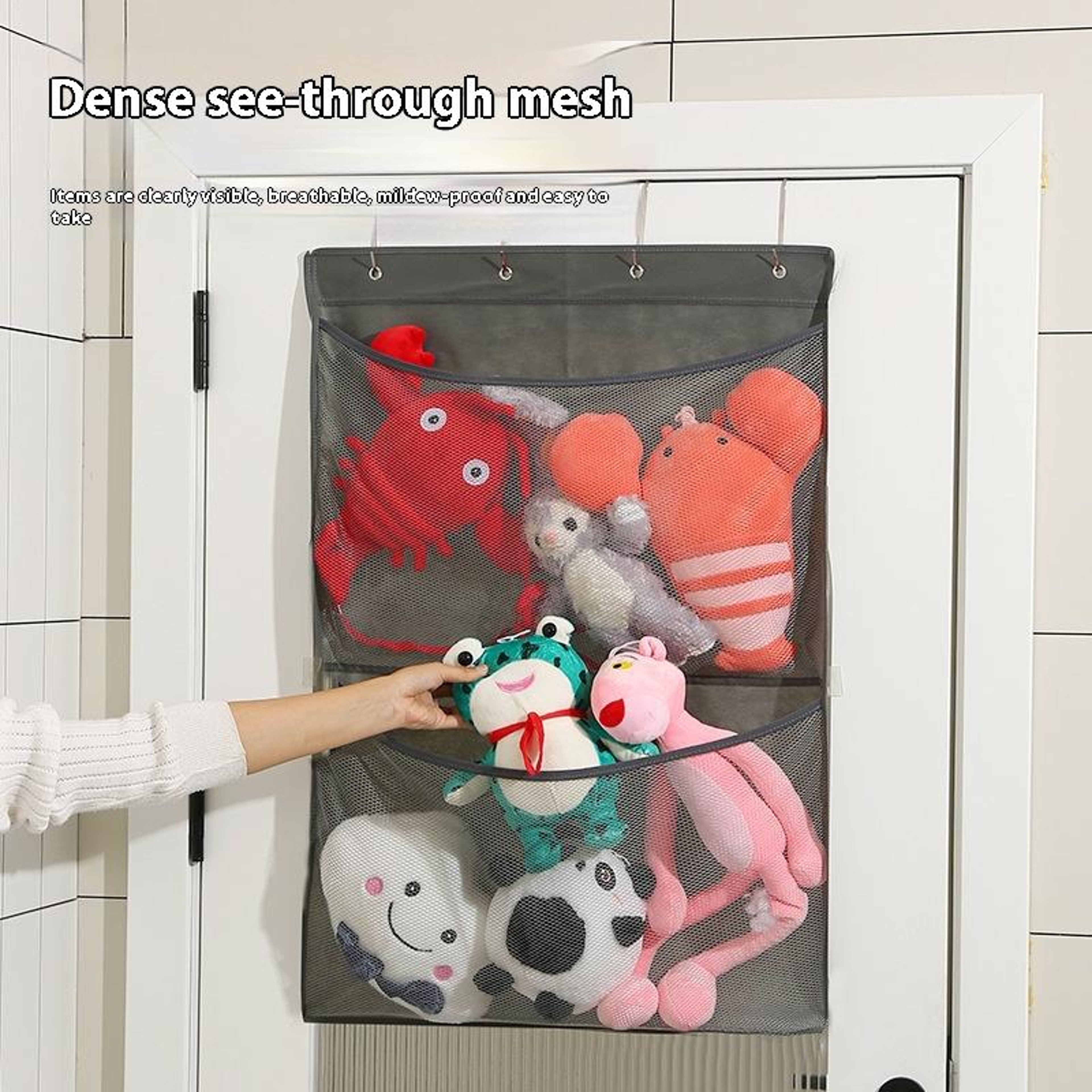 Over Door Organizer With Large Pockets Hanging Storage For Toys Clothes And Home Essentials 3