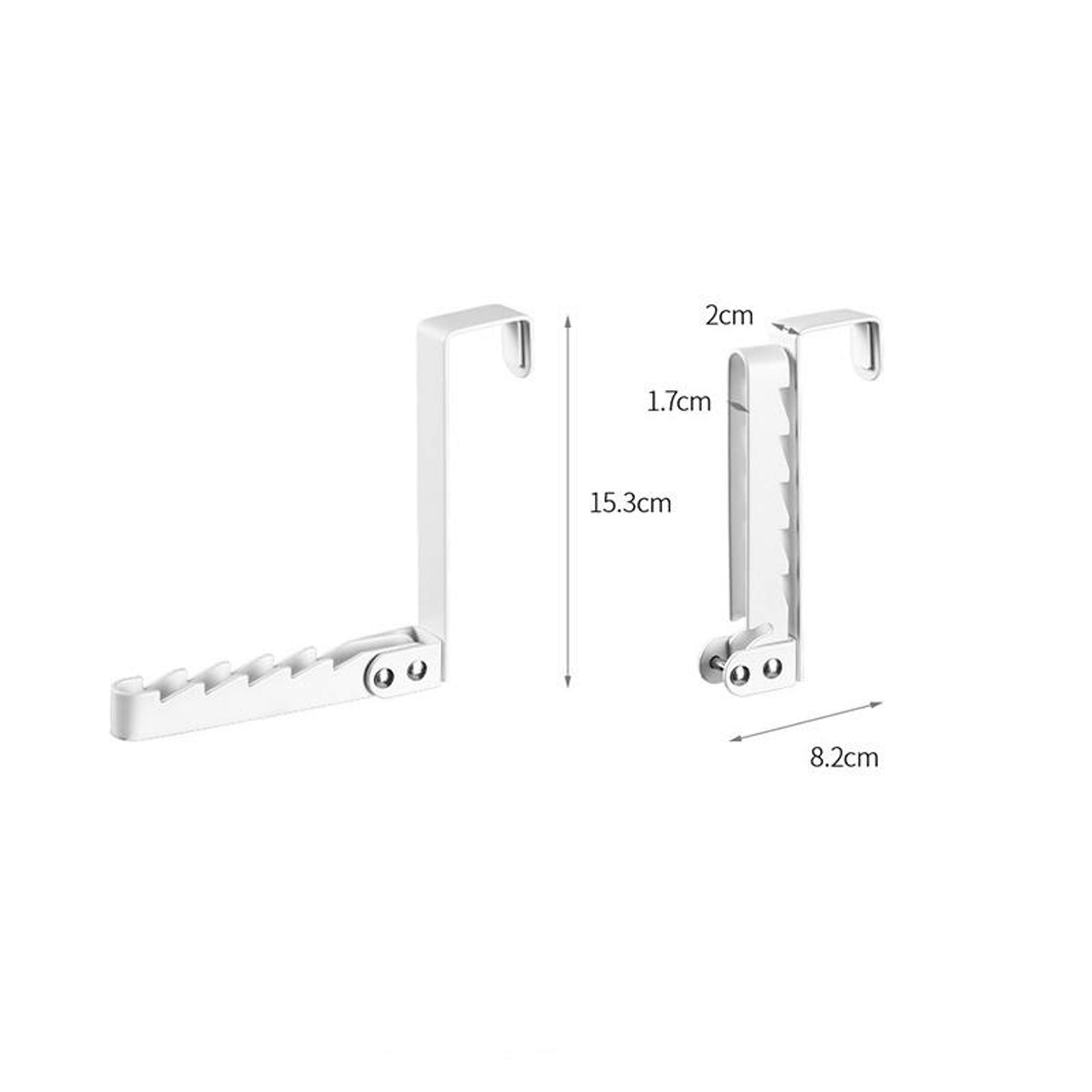 Foldable Over Door Hanger Rack No Drill Space Saving Organizer For Bedroom Bathroom Closet Storage 4