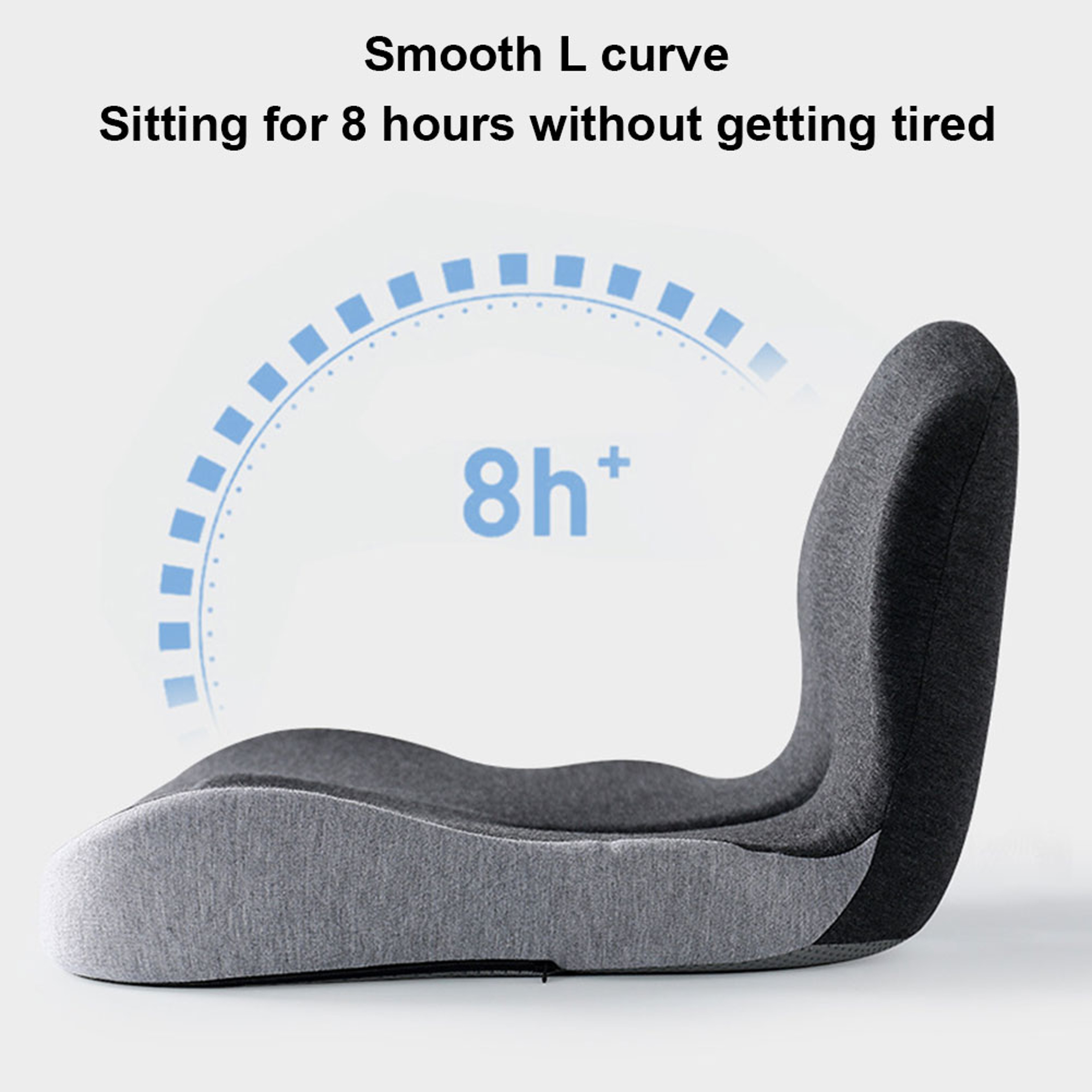 Memory Foam Office Chair Cushion With L Shaped Back Support For Comfortable Sitting 4