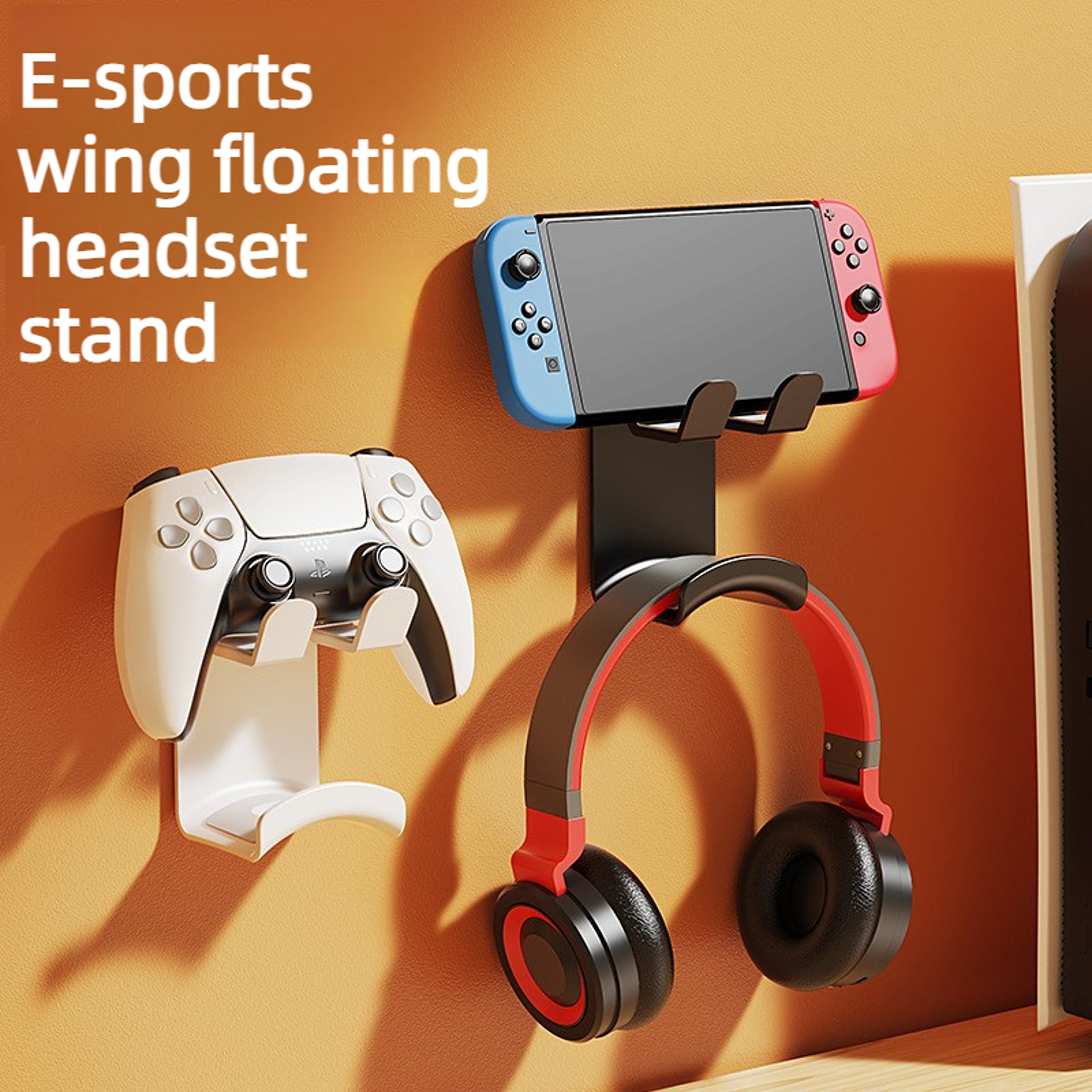 No Drilling Wall Mounted Game Controller Holder Rack For Steam Controller 1