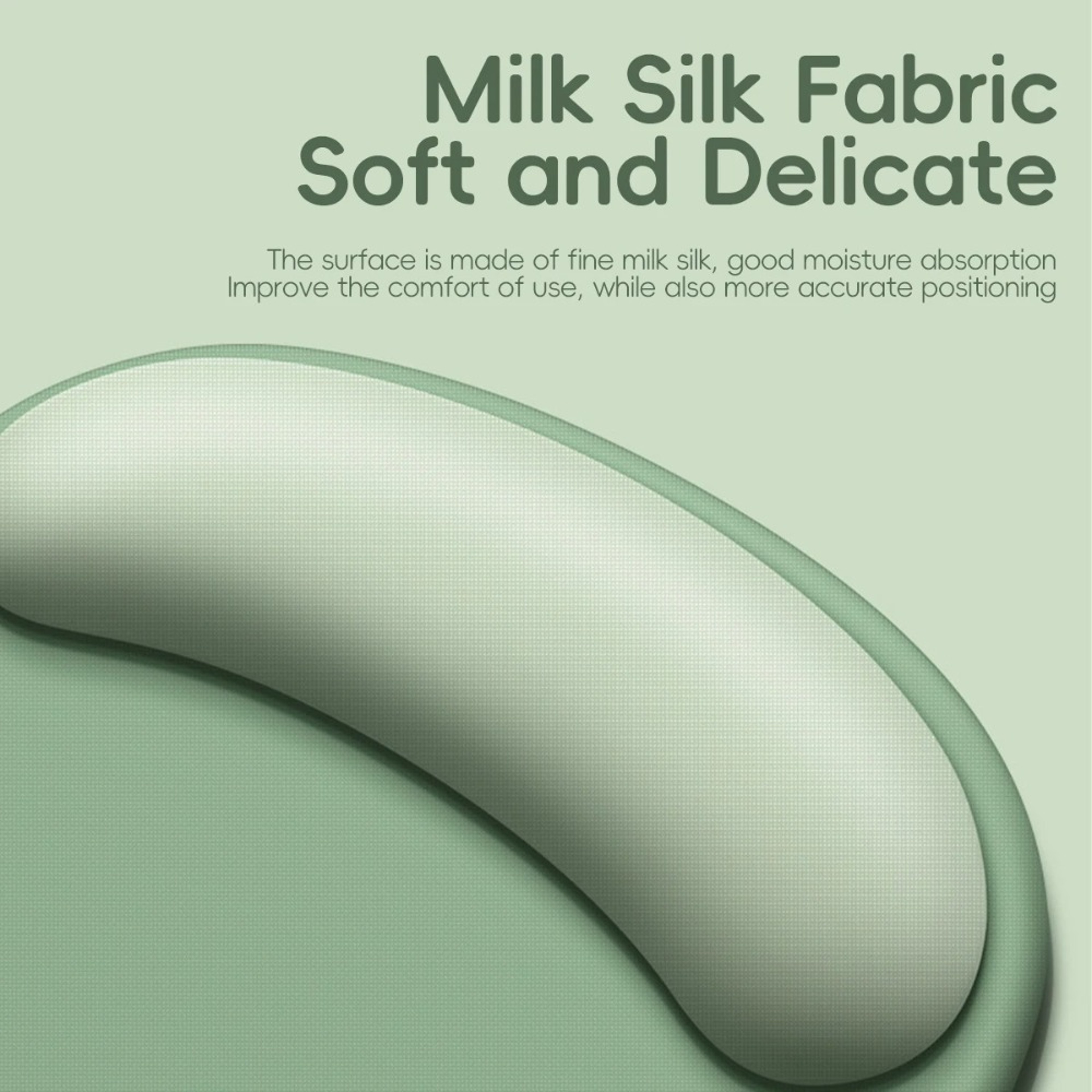 Ergonomic Gradient Mouse Pad With Soft Silicone Wrist Rest And Non Slip Surface 1