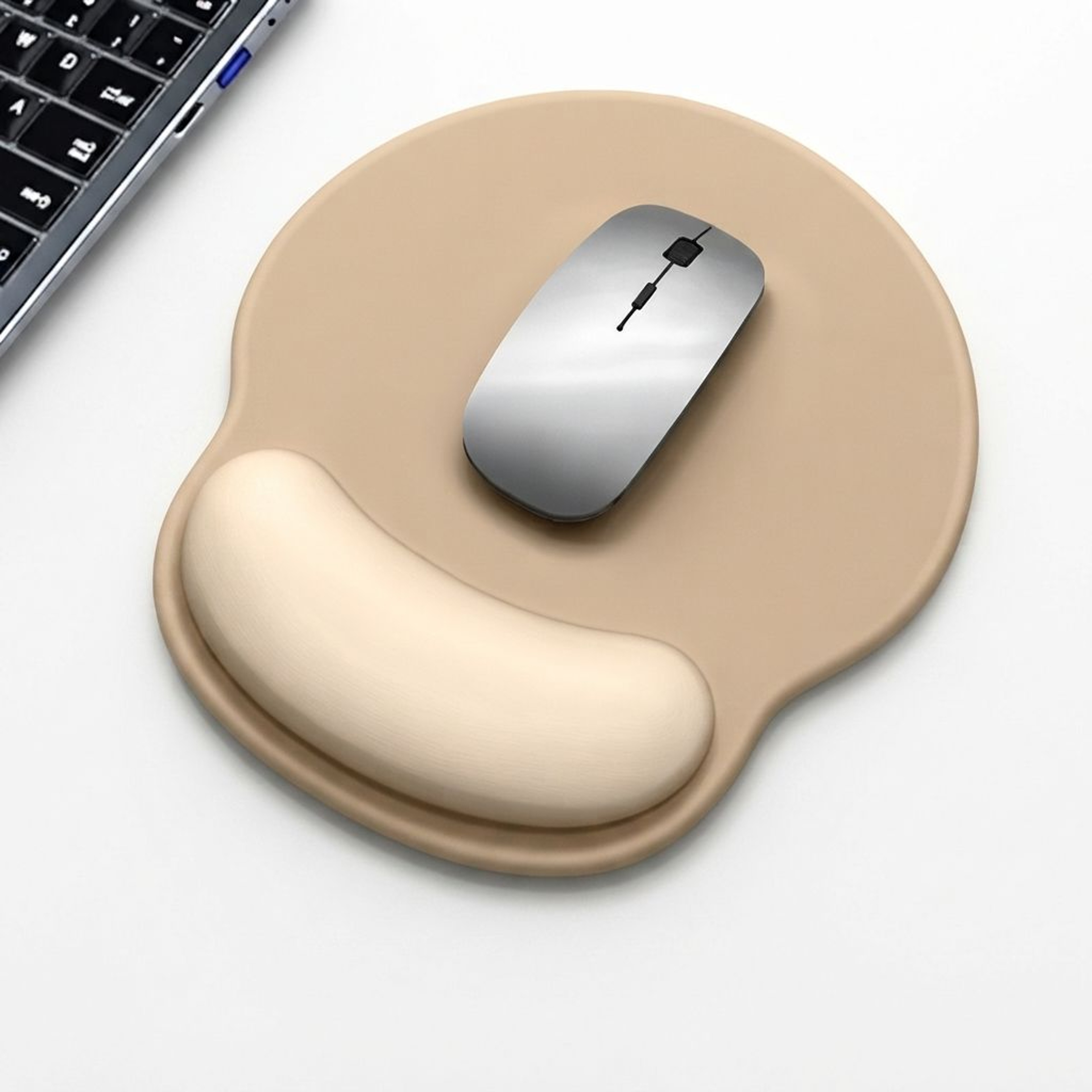 Ergonomic Gradient Mouse Pad With Soft Silicone Wrist Rest And Non Slip Surface 6