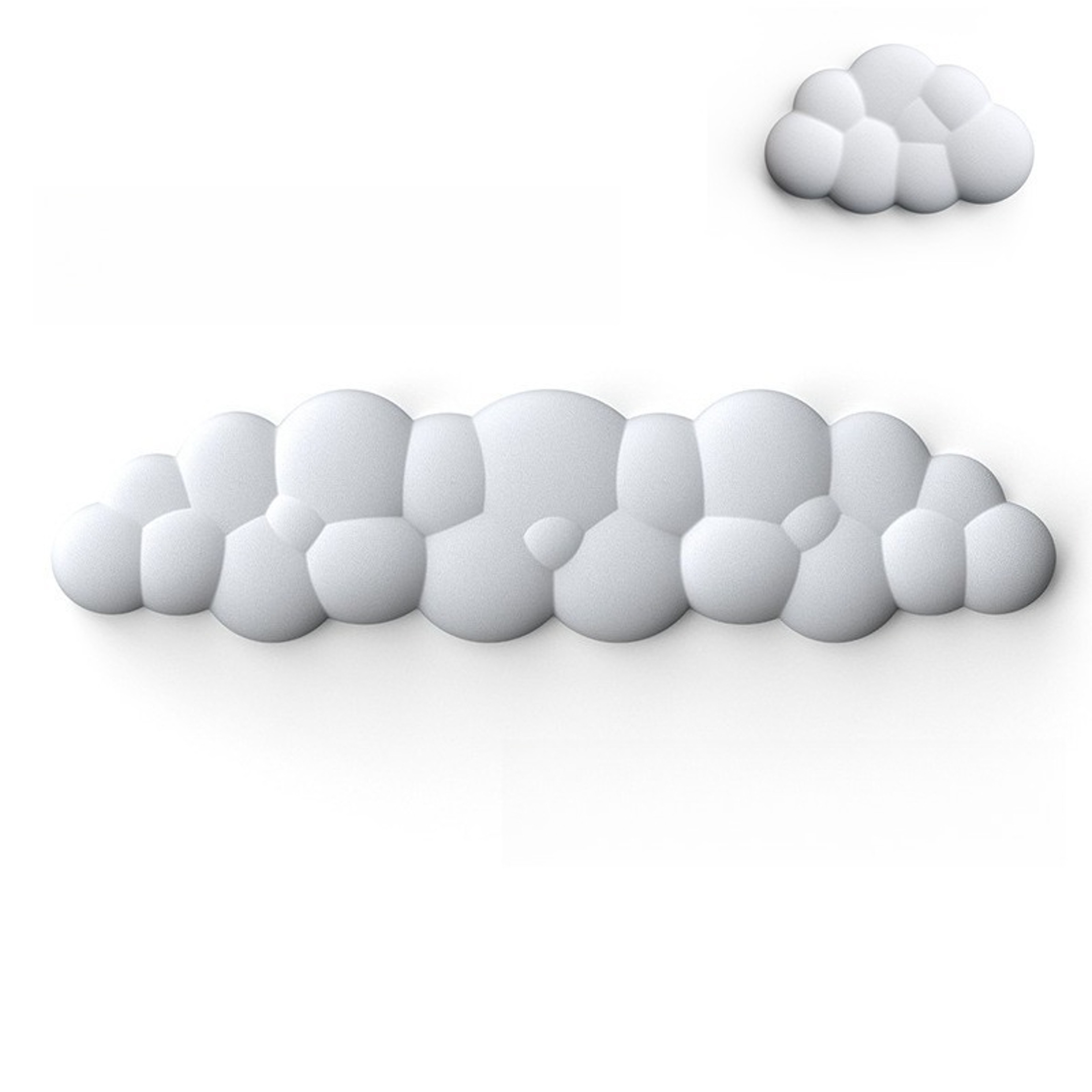 Cloud Soft Ergonomic Mouse Pad With Wrist Rest For Gaming Office Desk 0