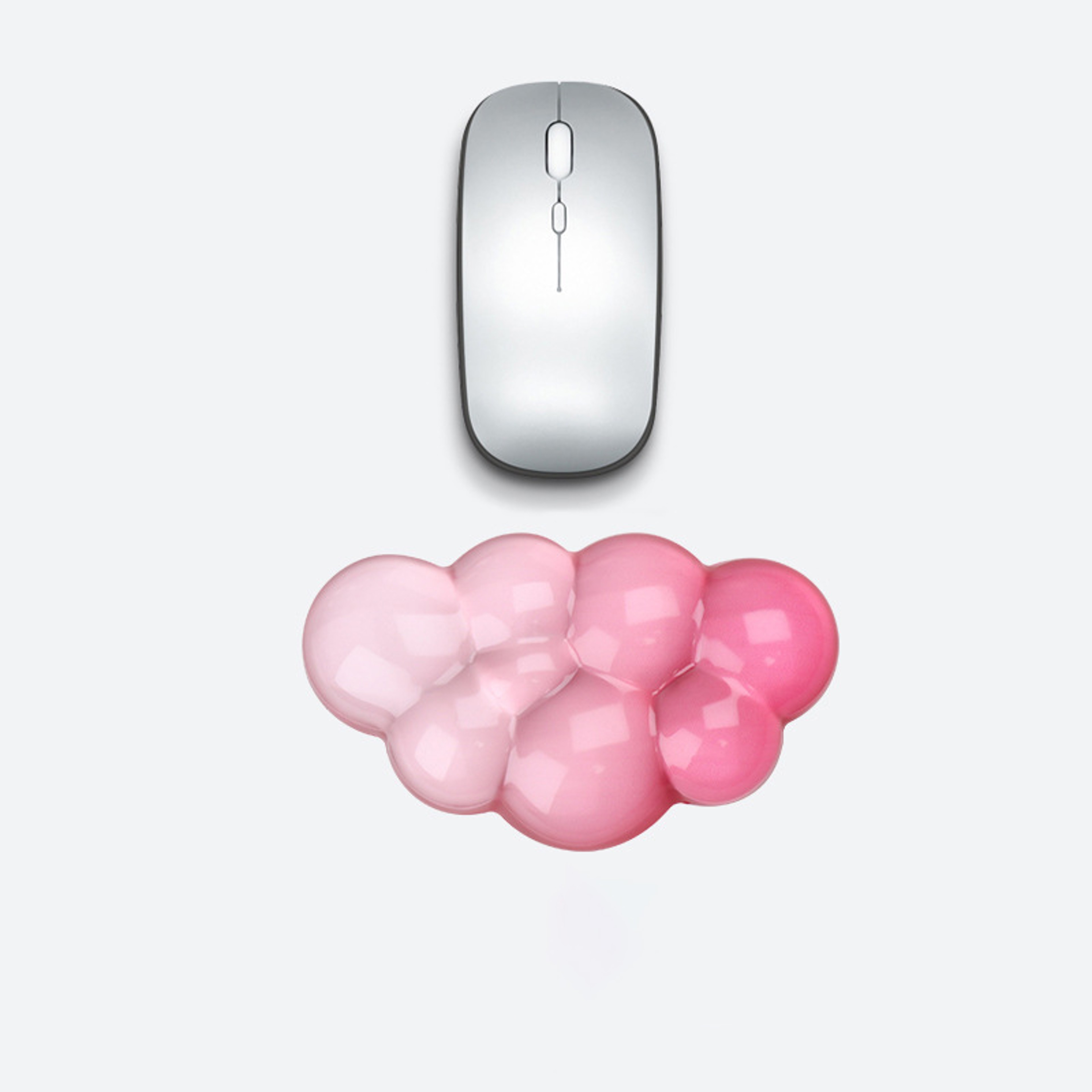 Cloud Wrist Rest For Keyboard And Mouse Transparent Ergonomic Silicone Wrist Pad 4