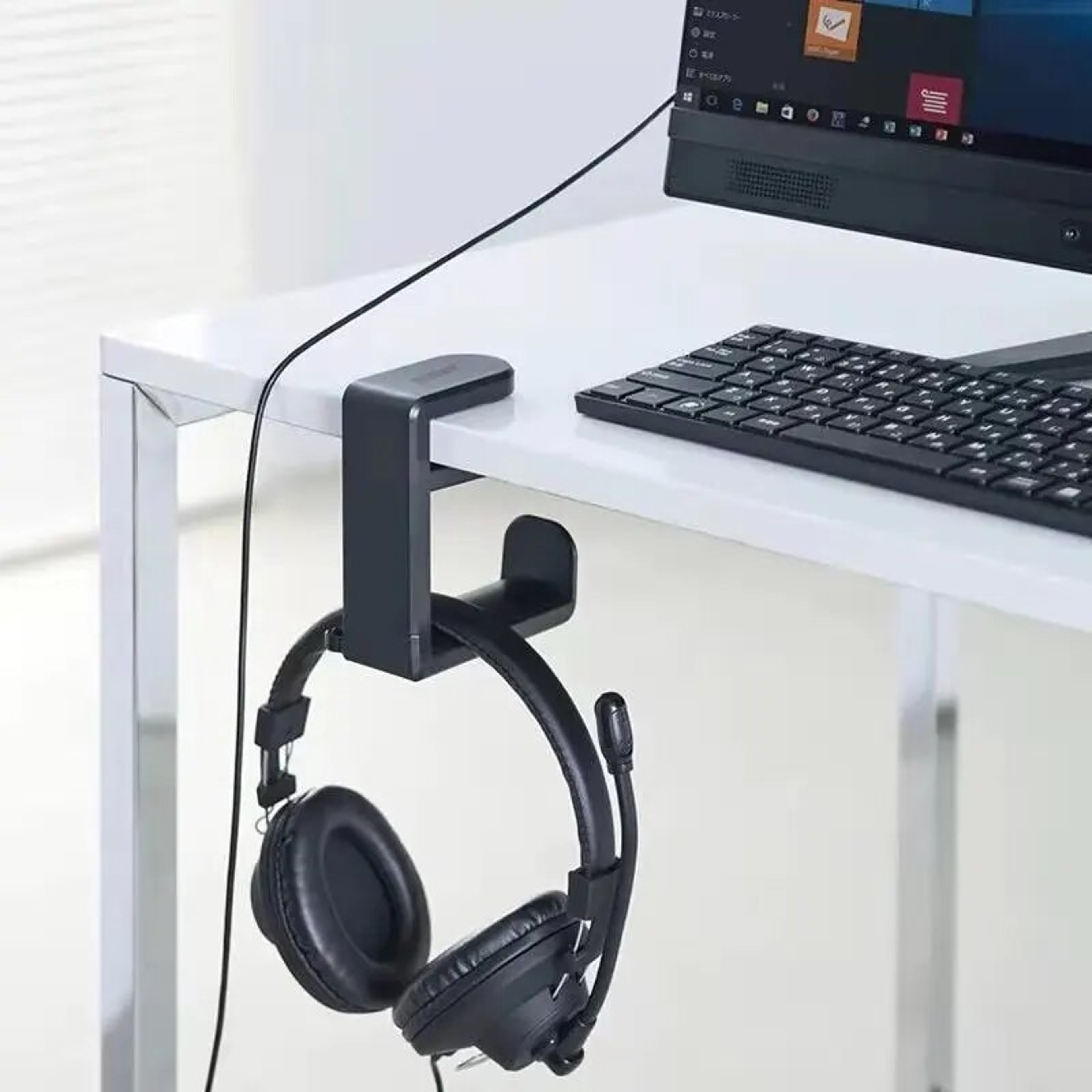 Rotating Headphone Stand Desktop Holder For Gaming Desk Organization 2