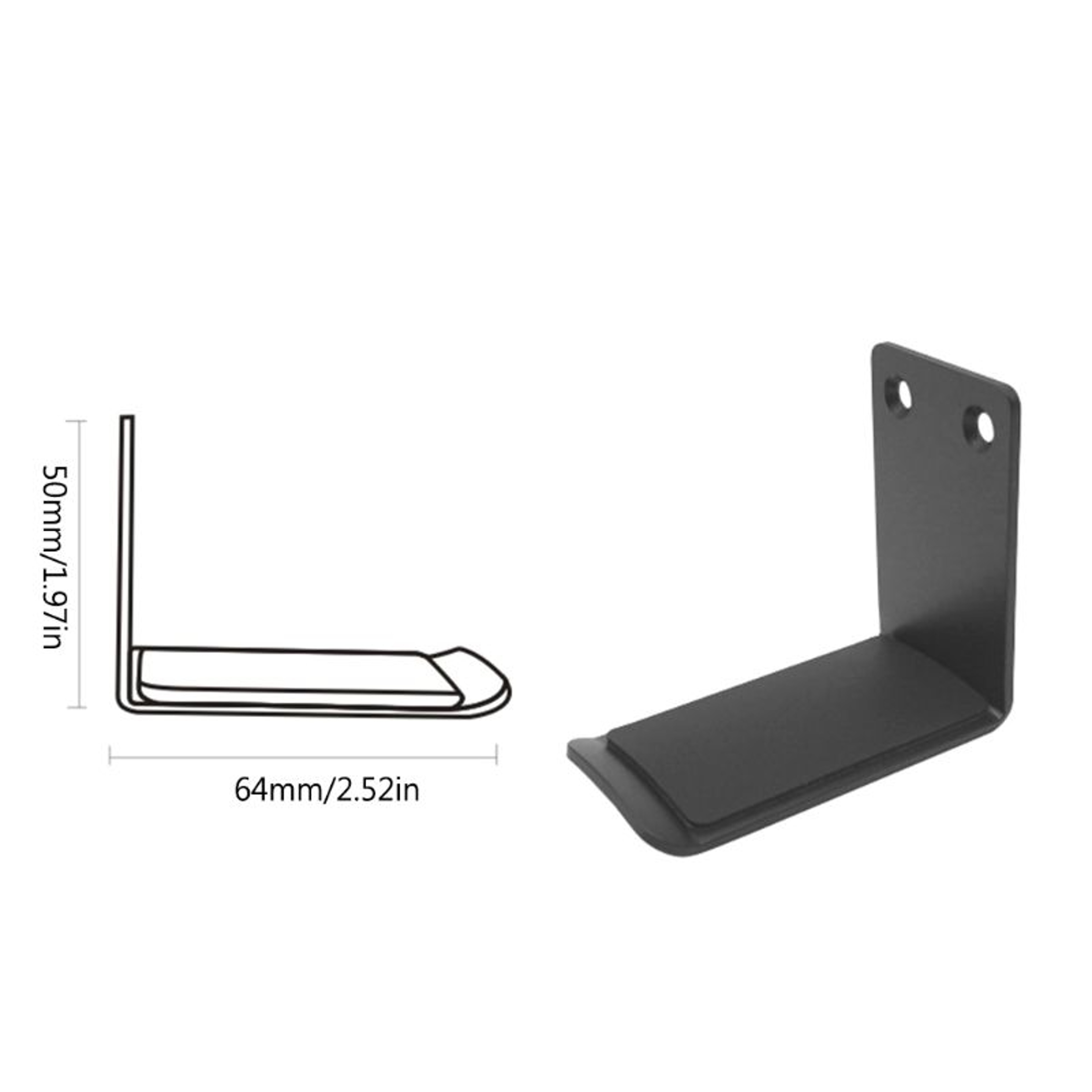 Portable Aluminum Alloy Headphone Holder Stand Desktop Wall Mount Headset Hanger 3