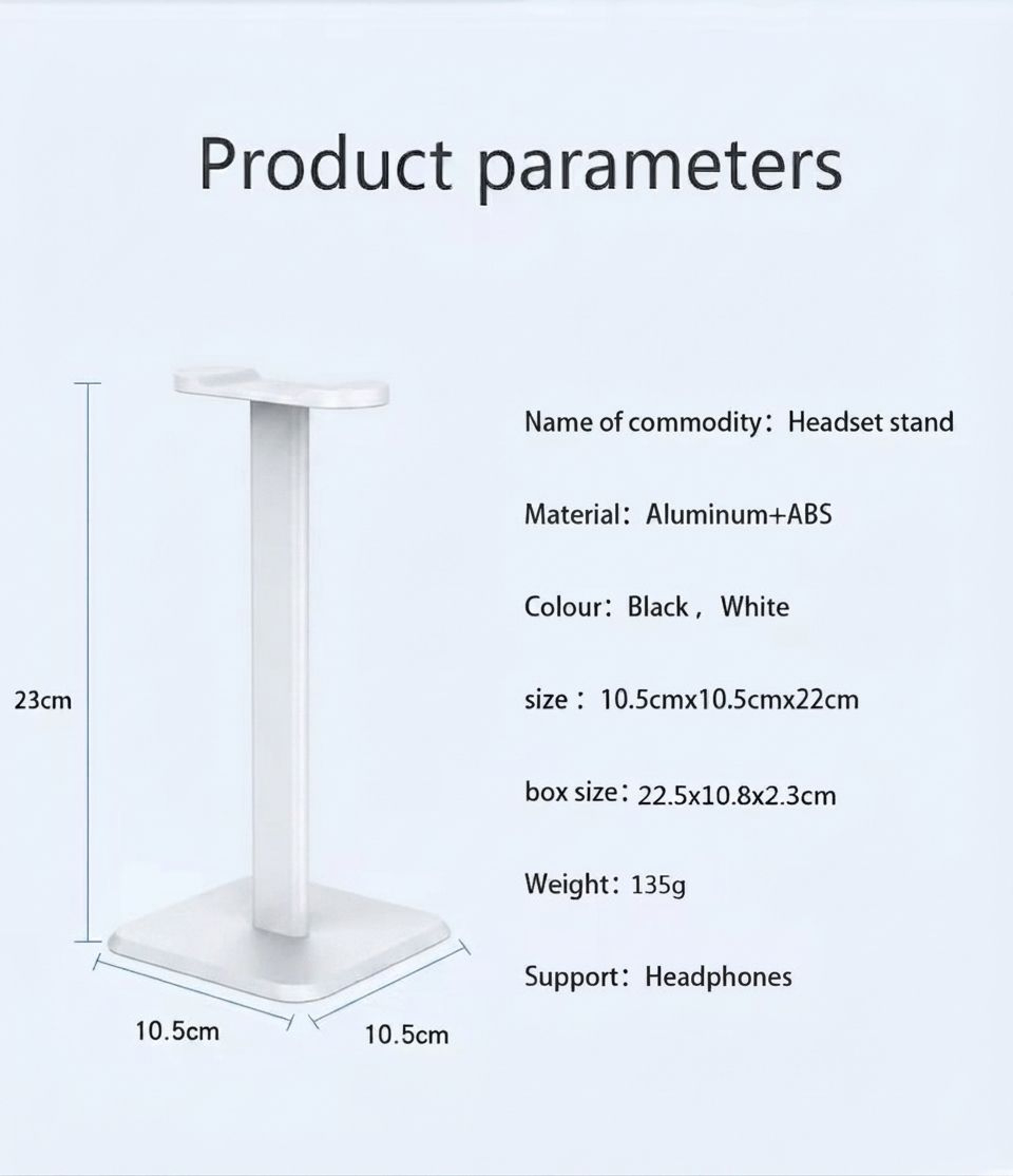 Bluetooth Headphone Stand Holder Desk Rack For Gaming Setup And Earphone Storage 5
