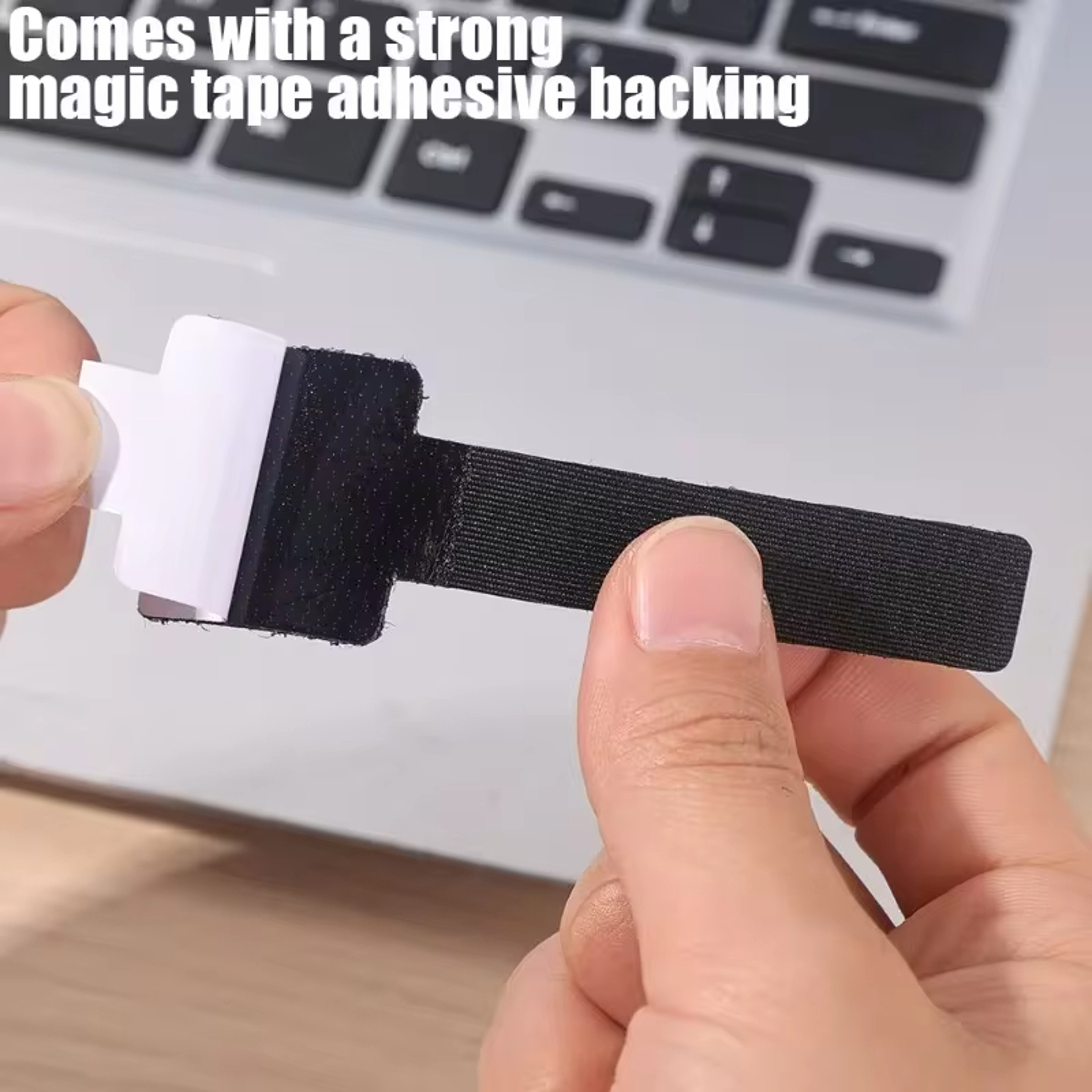 Reusable Self Adhesive Cable Organizer Clips Wire Winder Cord Management Holder 3