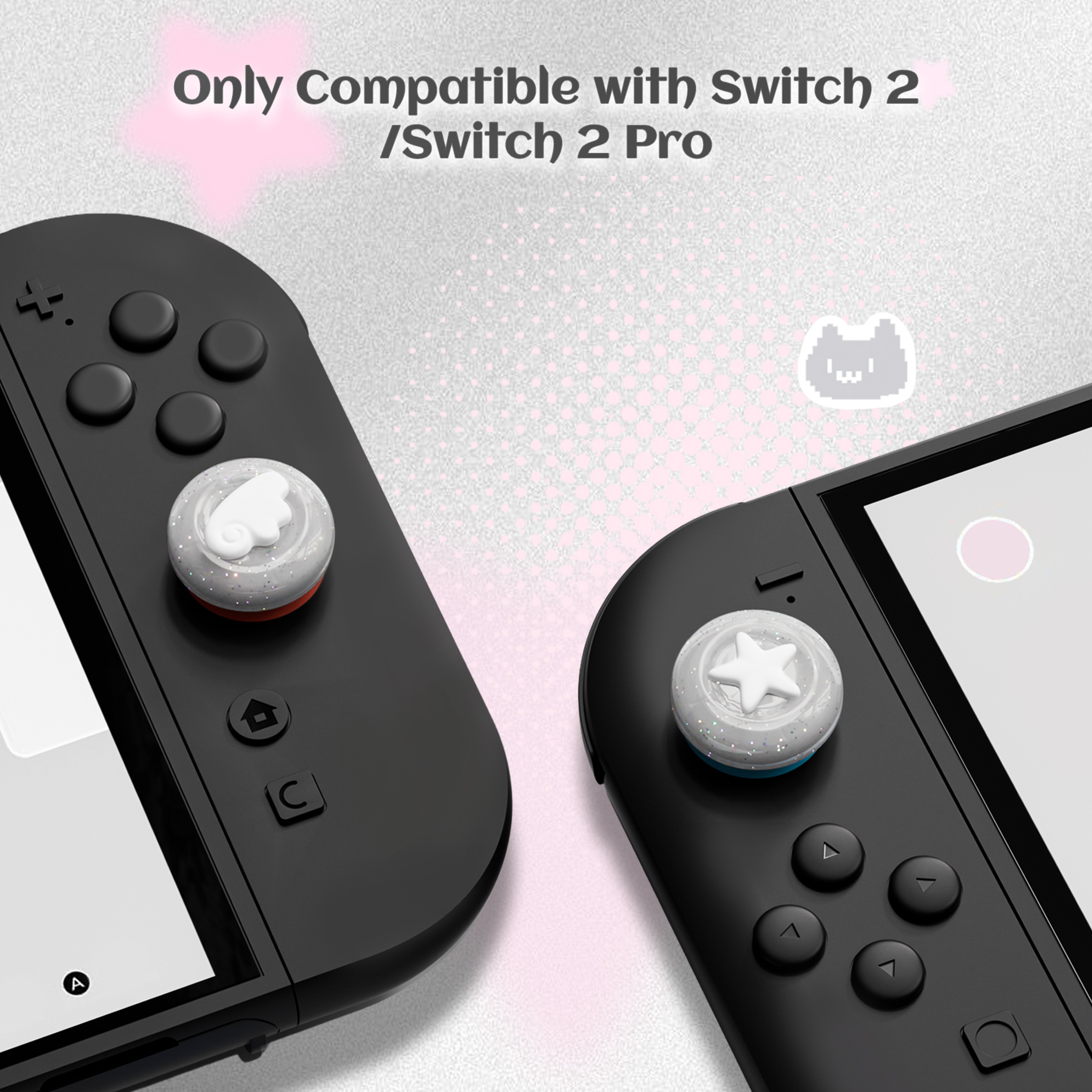 GeekShare Soap Bubble Thumb Grips for Nintendo Switch Controllers Gaming Stick Caps – view 2