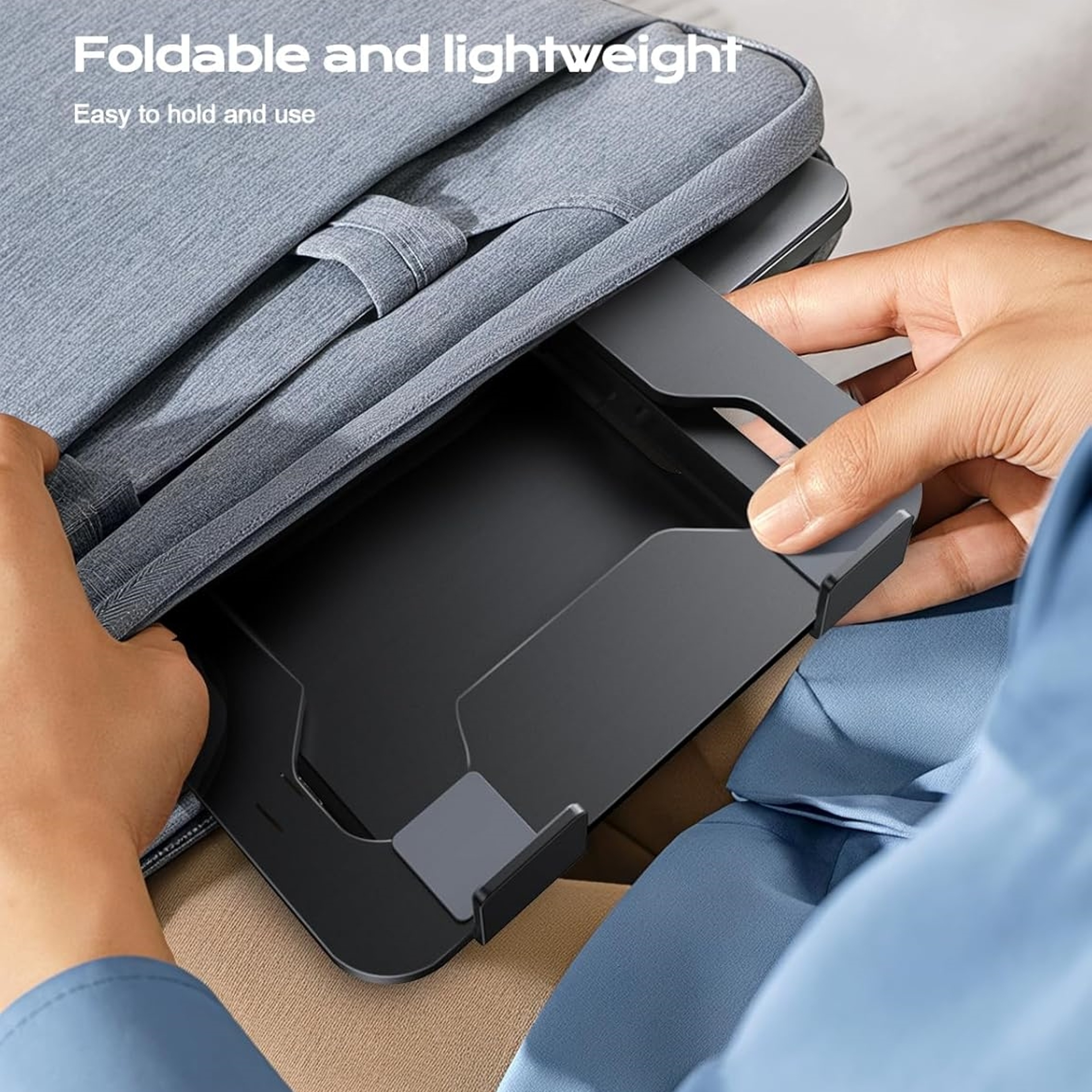 Adjustable Aluminum Laptop Tablet Stand Foldable Cooling Holder For Desk Setup 4