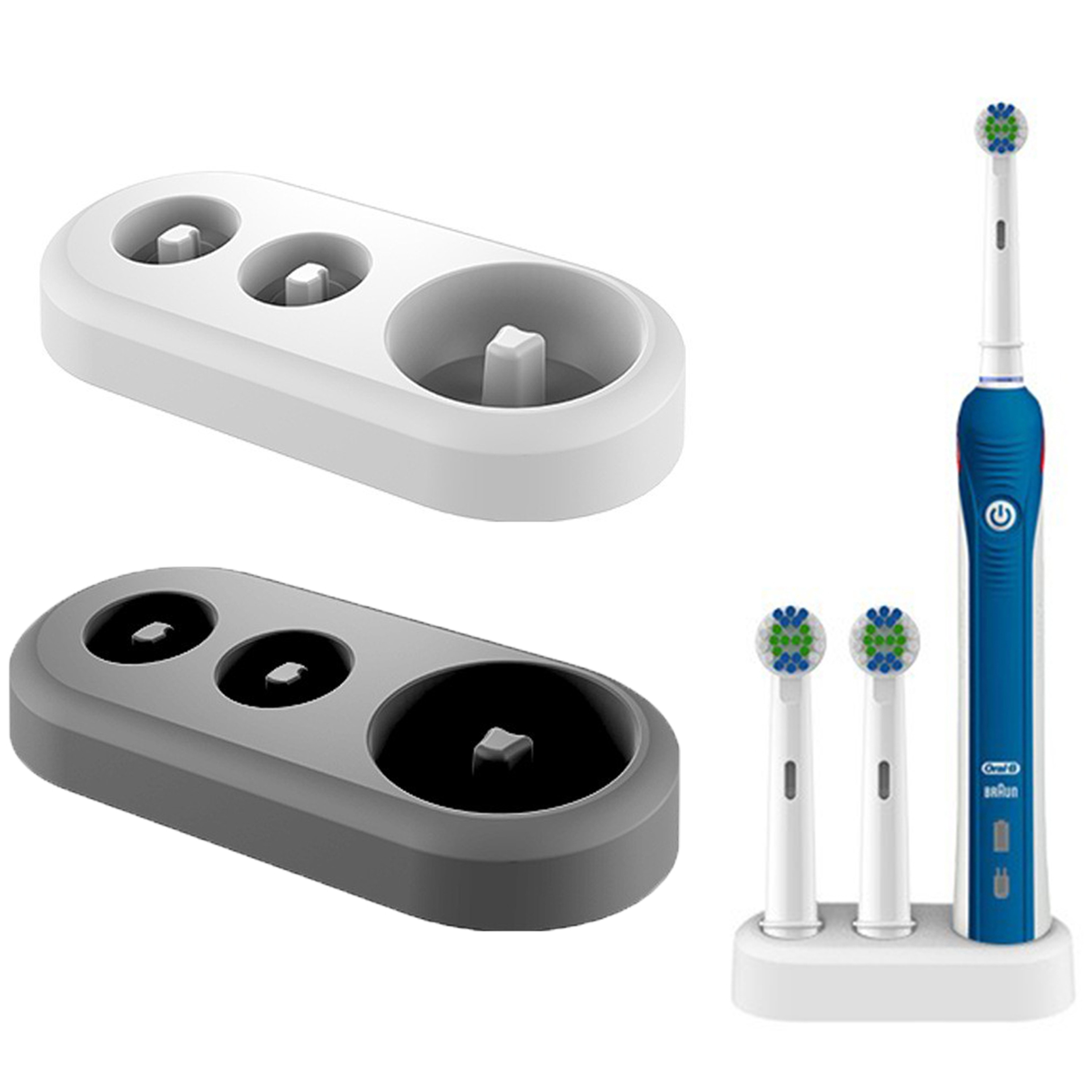 Oral B Compatible Electric Toothbrush Holder Stand Base Bathroom Organizer 1