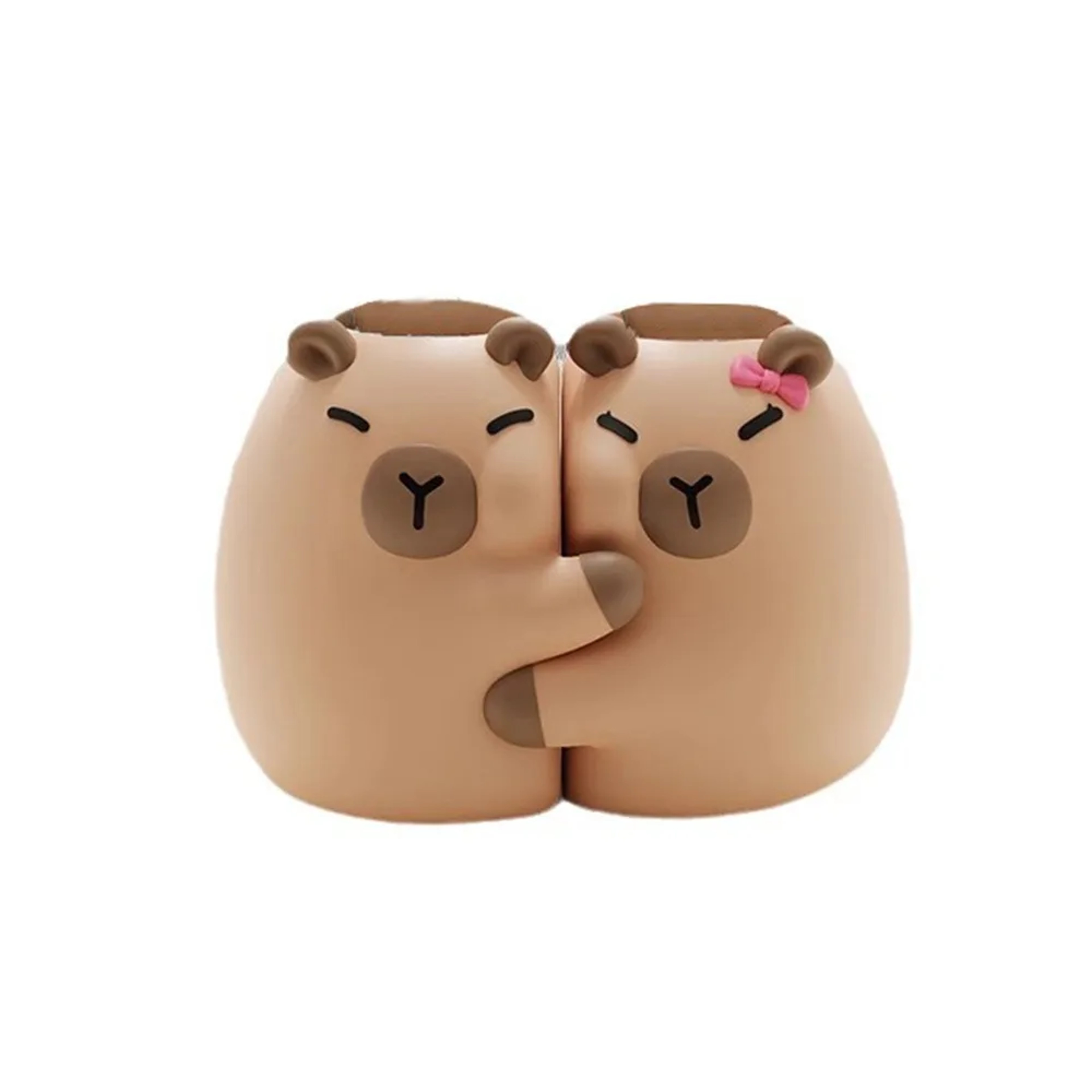 Capybara Toothbrush Holder Bathroom Storage Rack With Drainage Design 7