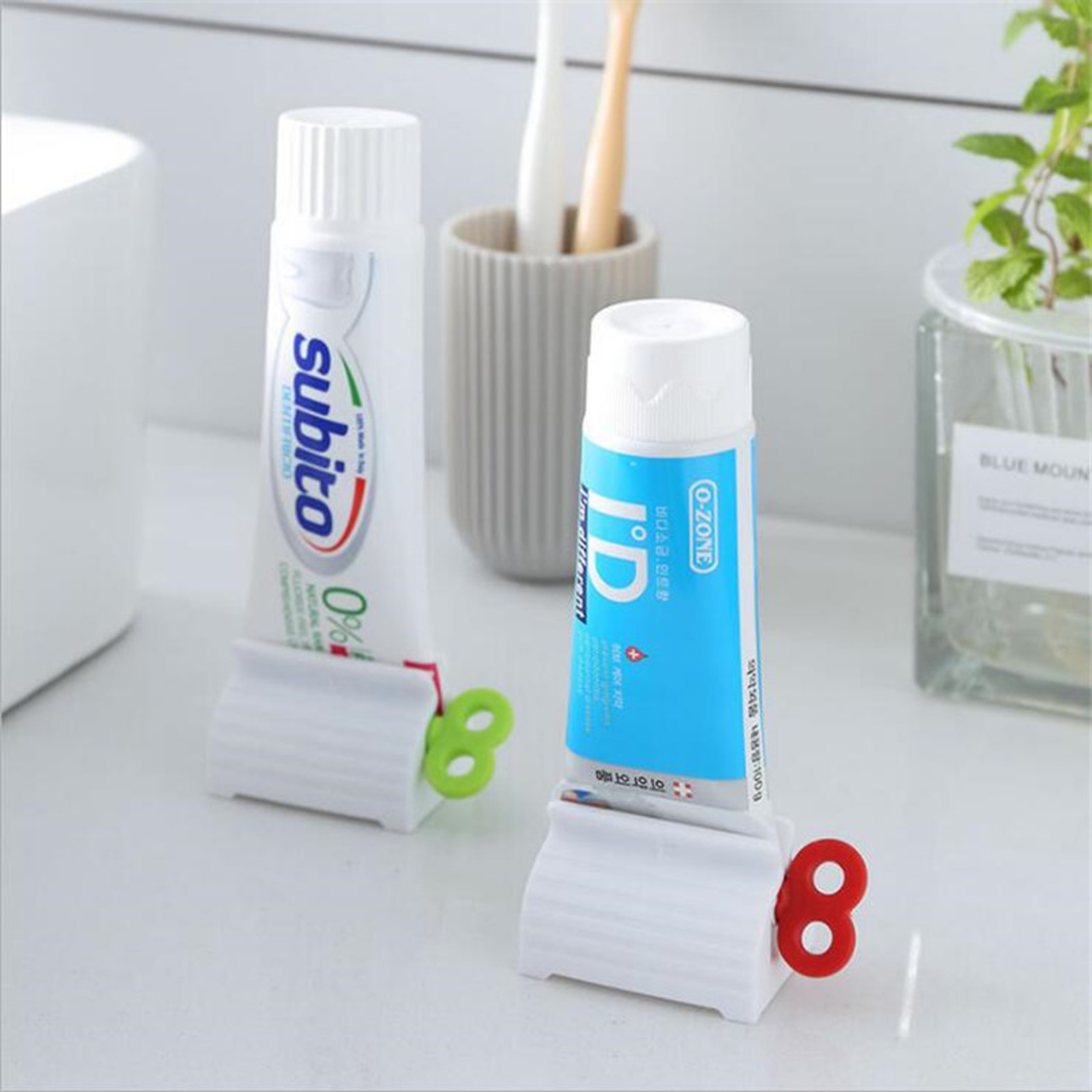 Toothpaste Squeezer Dispenser Stand Automatic Tube Roller Holder For Bathroom 4