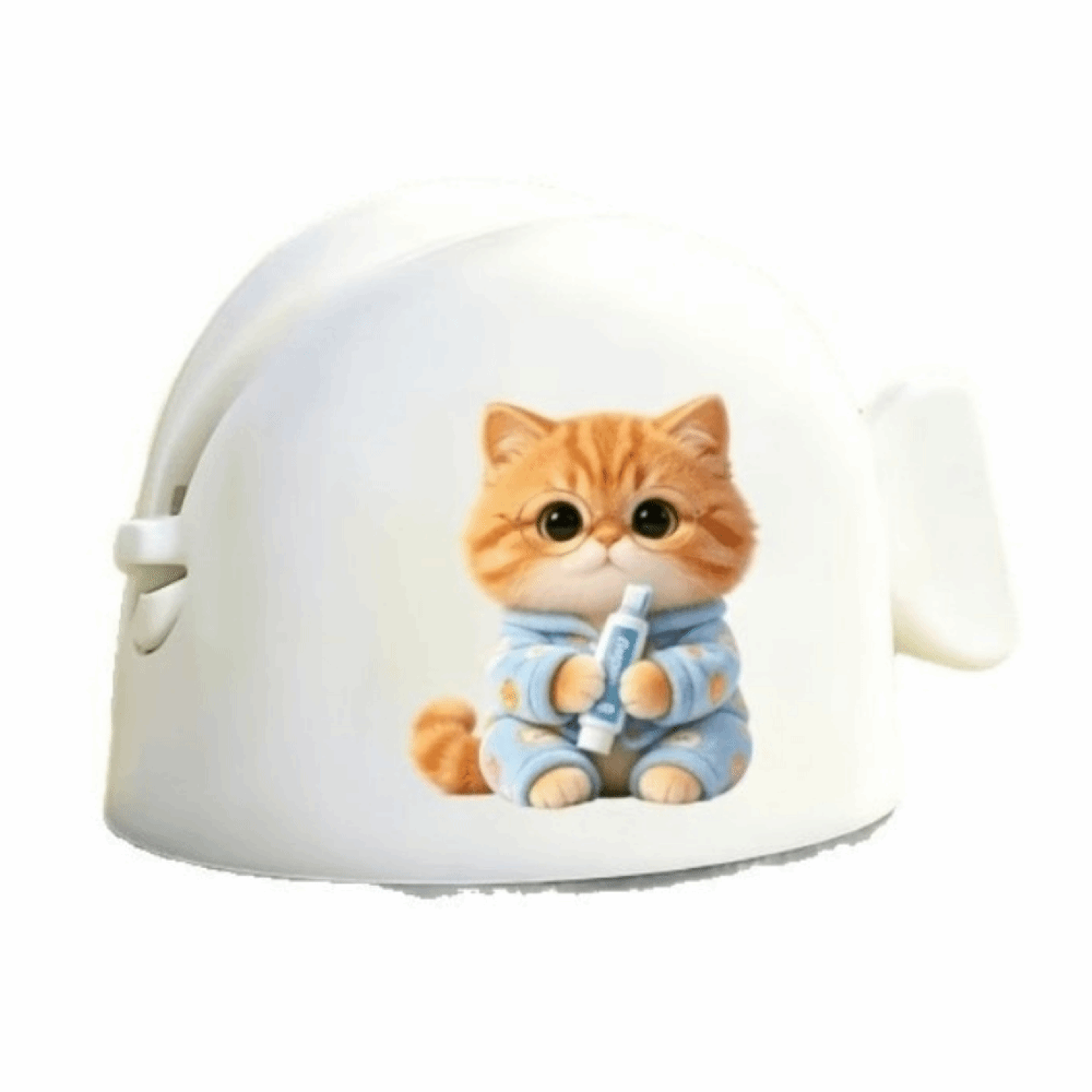 Cat Printed Toothpaste Squeezer Dispenser Easy Rolling Toothpaste Tube Holder 7