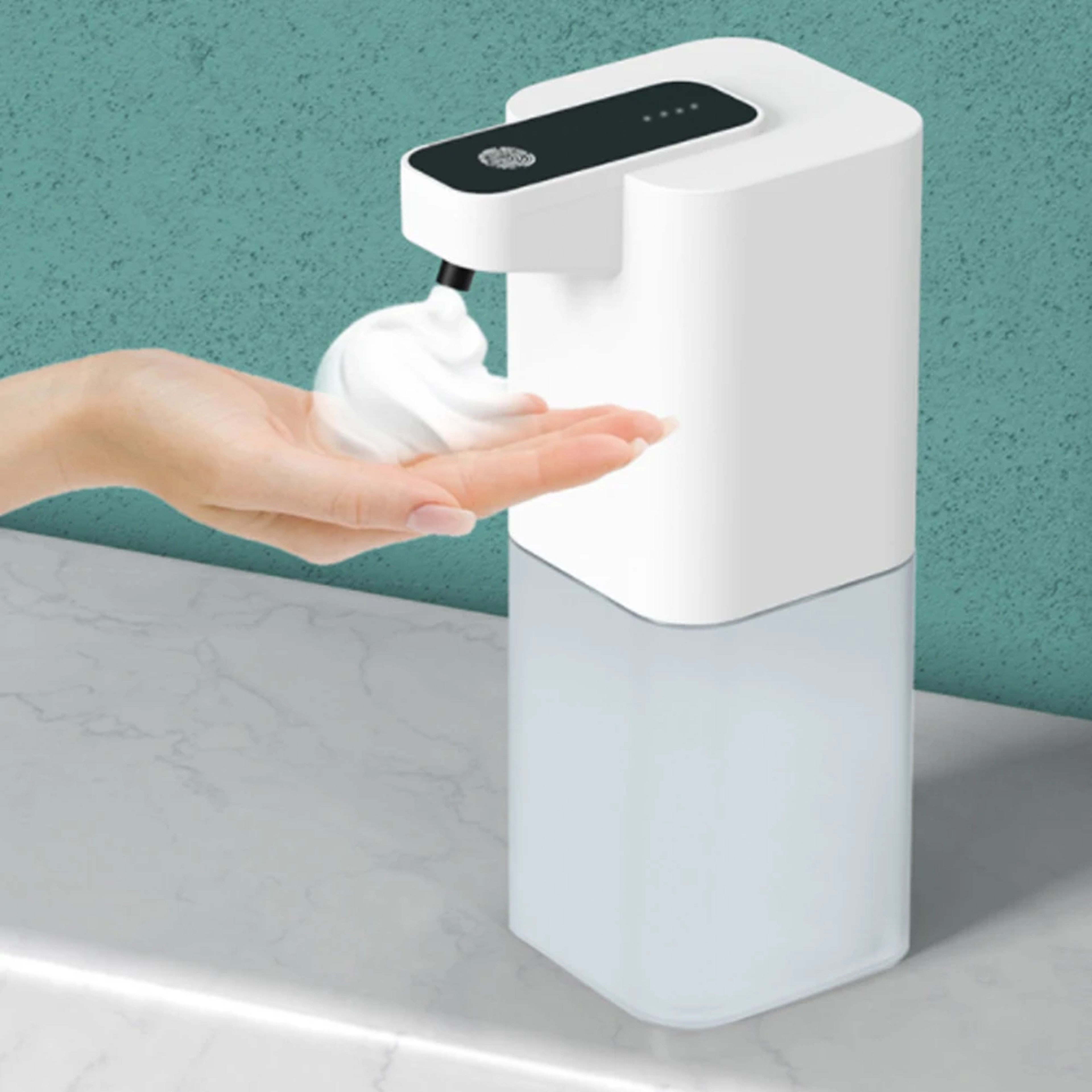 Automatic Foaming Soap Dispenser USB Rechargeable Touchless Hand Free Soap Dispenser For Bathroom K 1