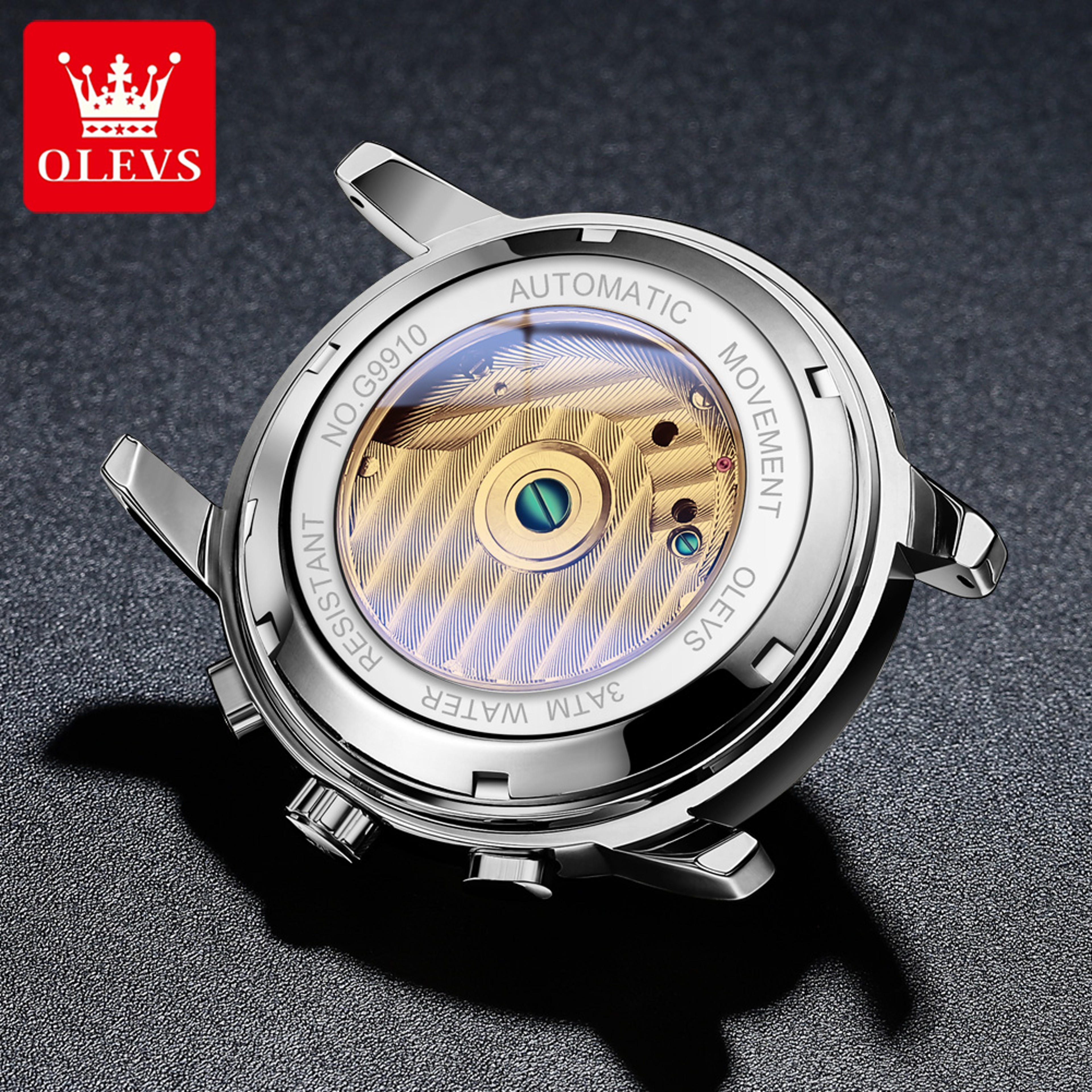 Automatic Mechanical Watch For Men With Skeleton Dial And Luminous Display 3