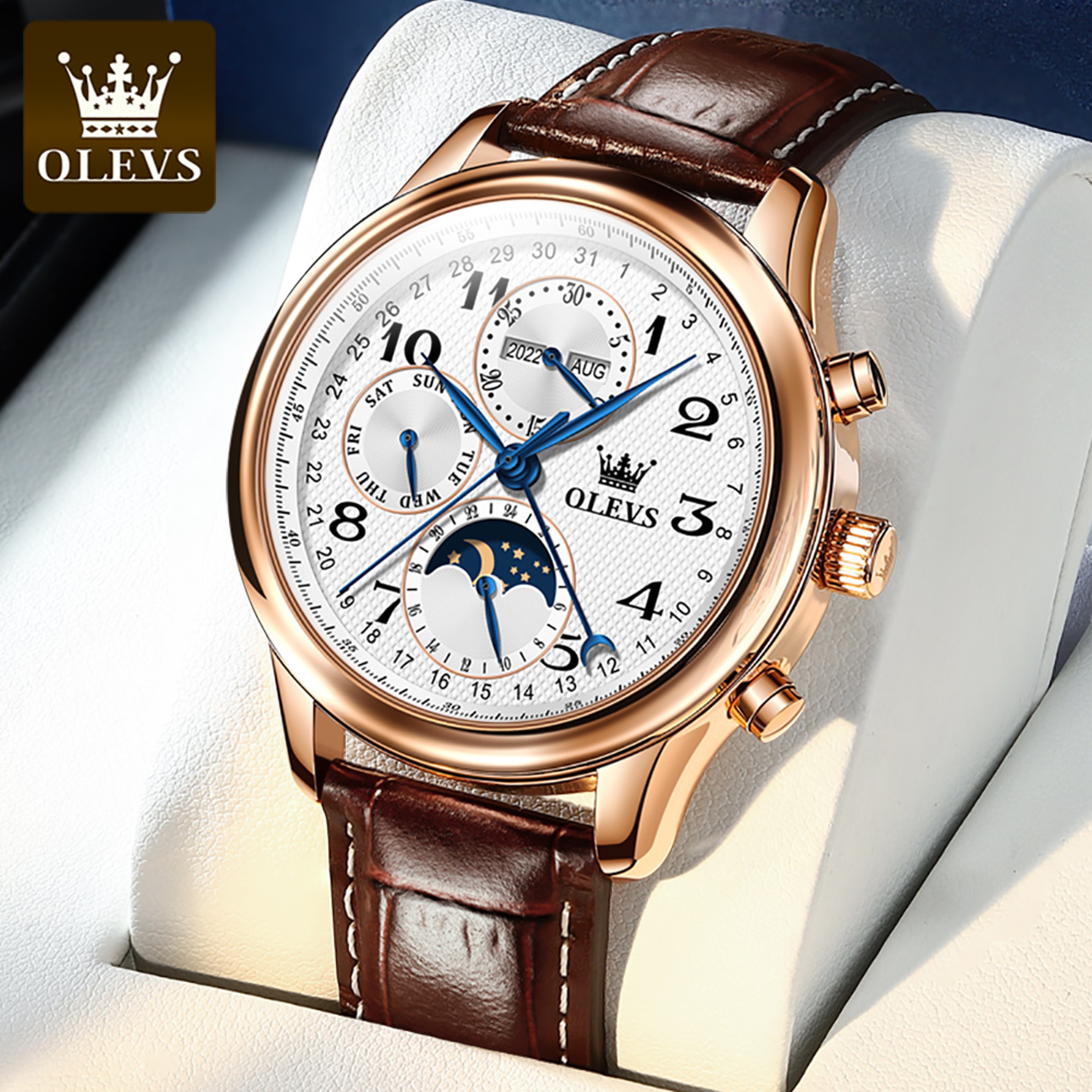 Luxury Automatic Mechanical Chronograph Watch For Men With Waterproof Self Wind Design 7