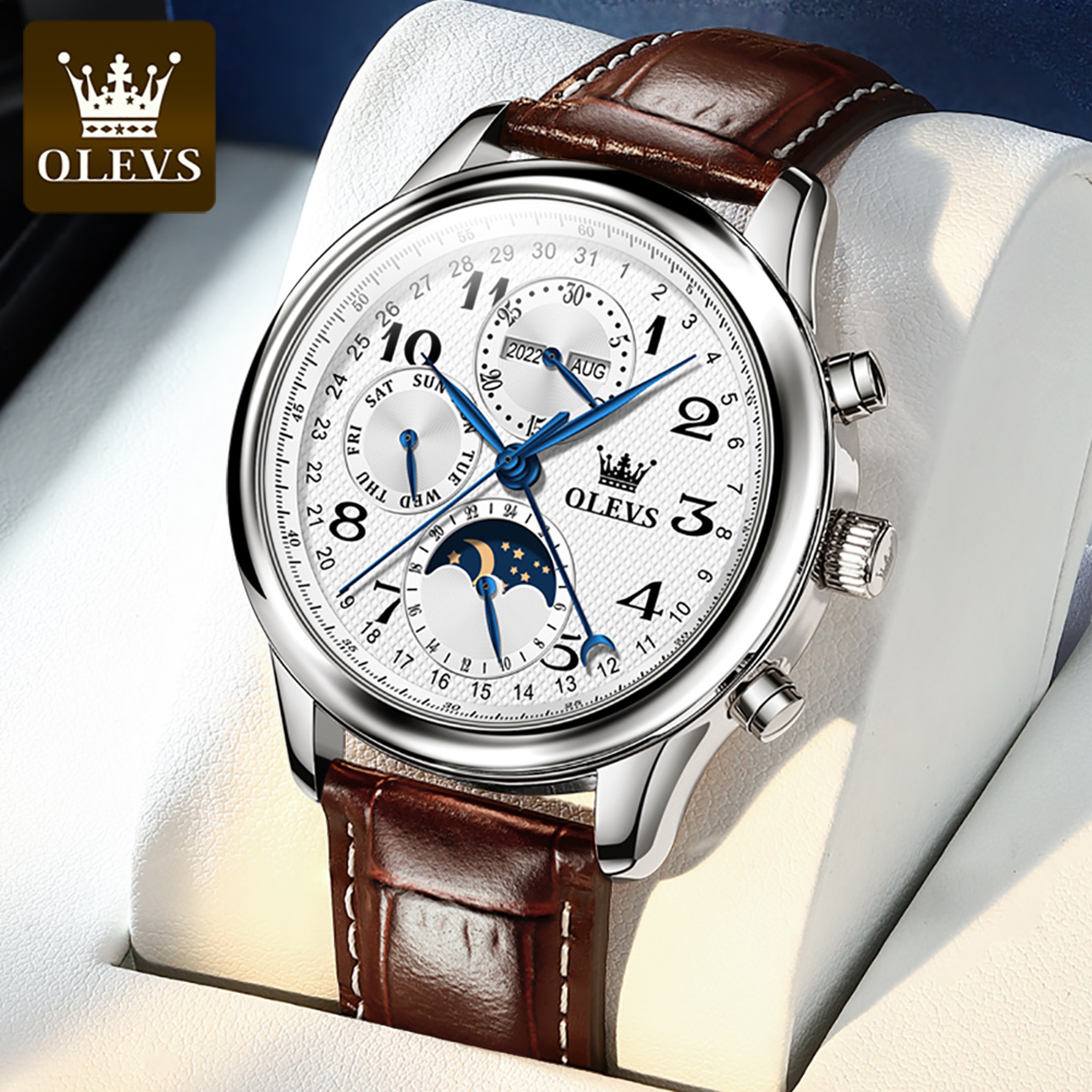 Luxury Automatic Mechanical Chronograph Watch For Men With Waterproof Self Wind Design 8