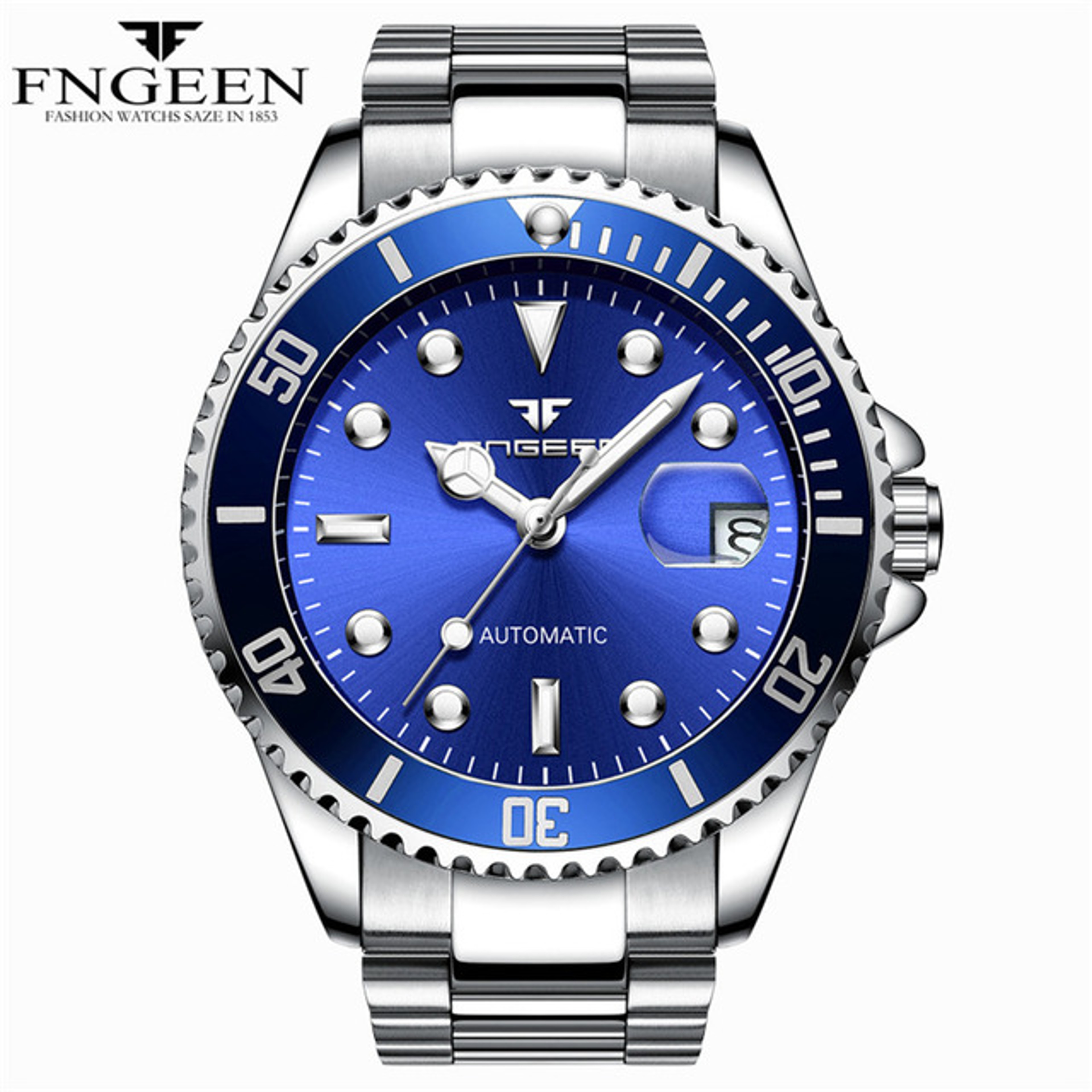 Luxury Automatic Mechanical Watch for Men with Ceramic Bezel Sapphire Glass – view 13
