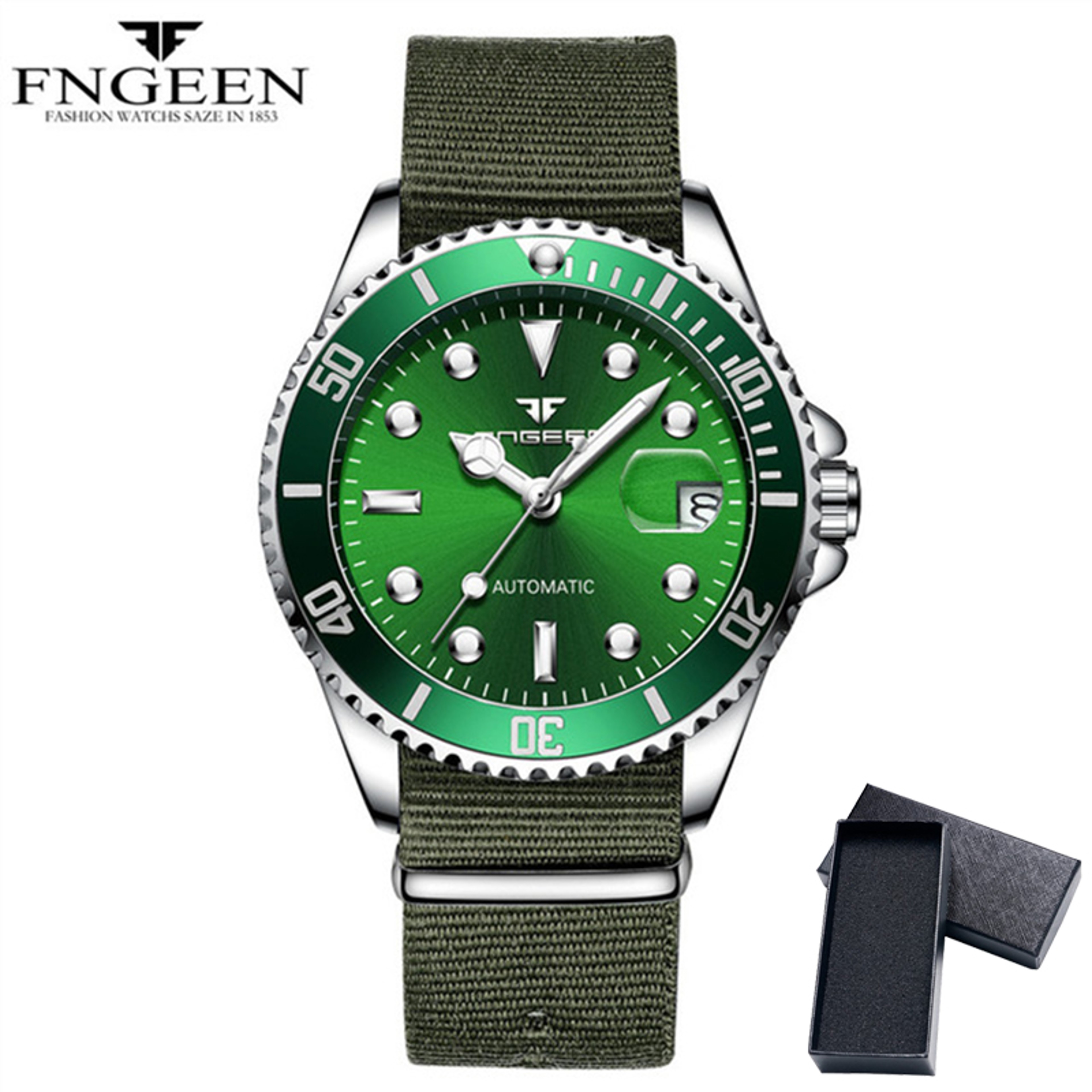 Luxury Automatic Mechanical Watch for Men with Ceramic Bezel Sapphire Glass – view 17