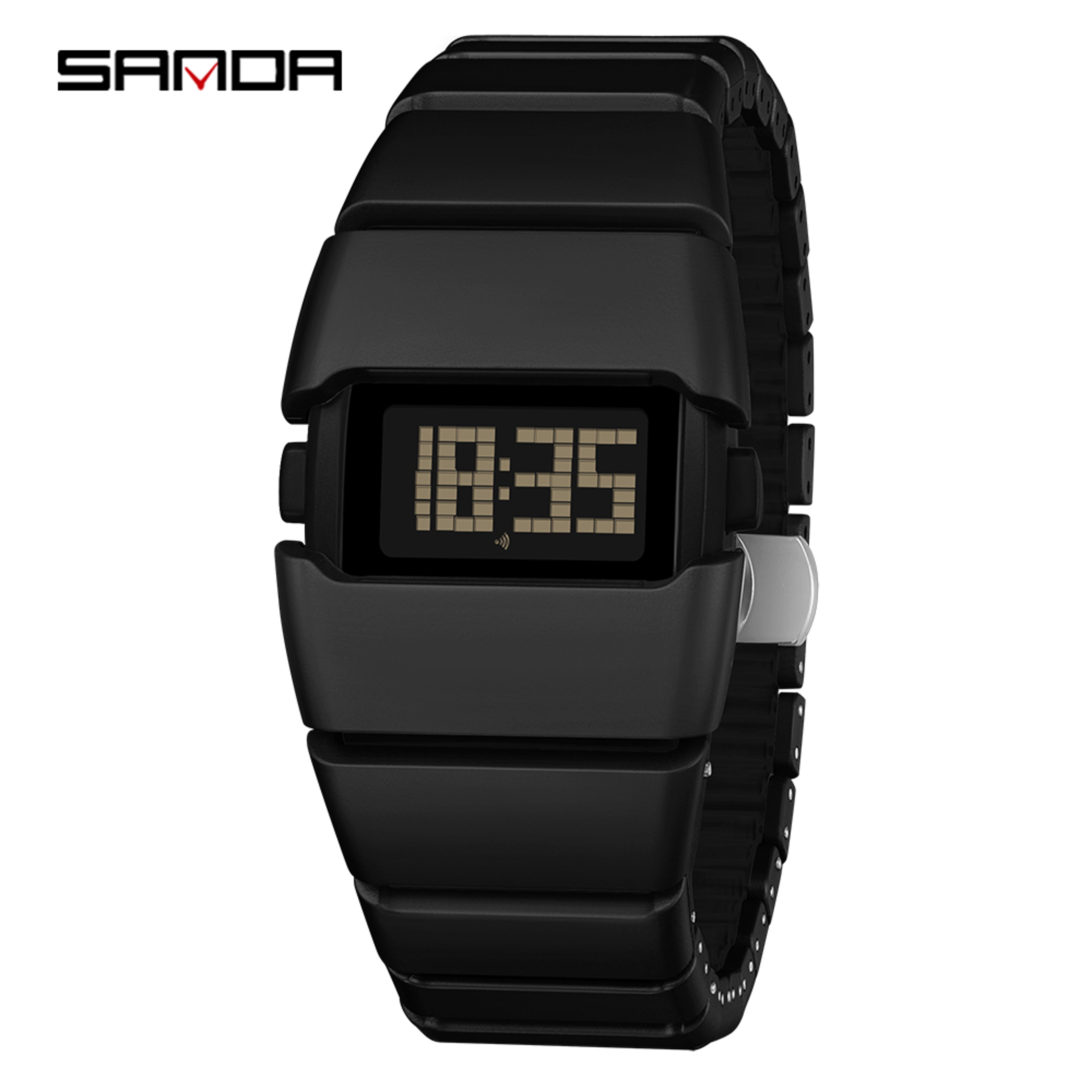 Retro Electronic Watch Waterproof Digital Watch With Night Light Alarm Stopwatch 9