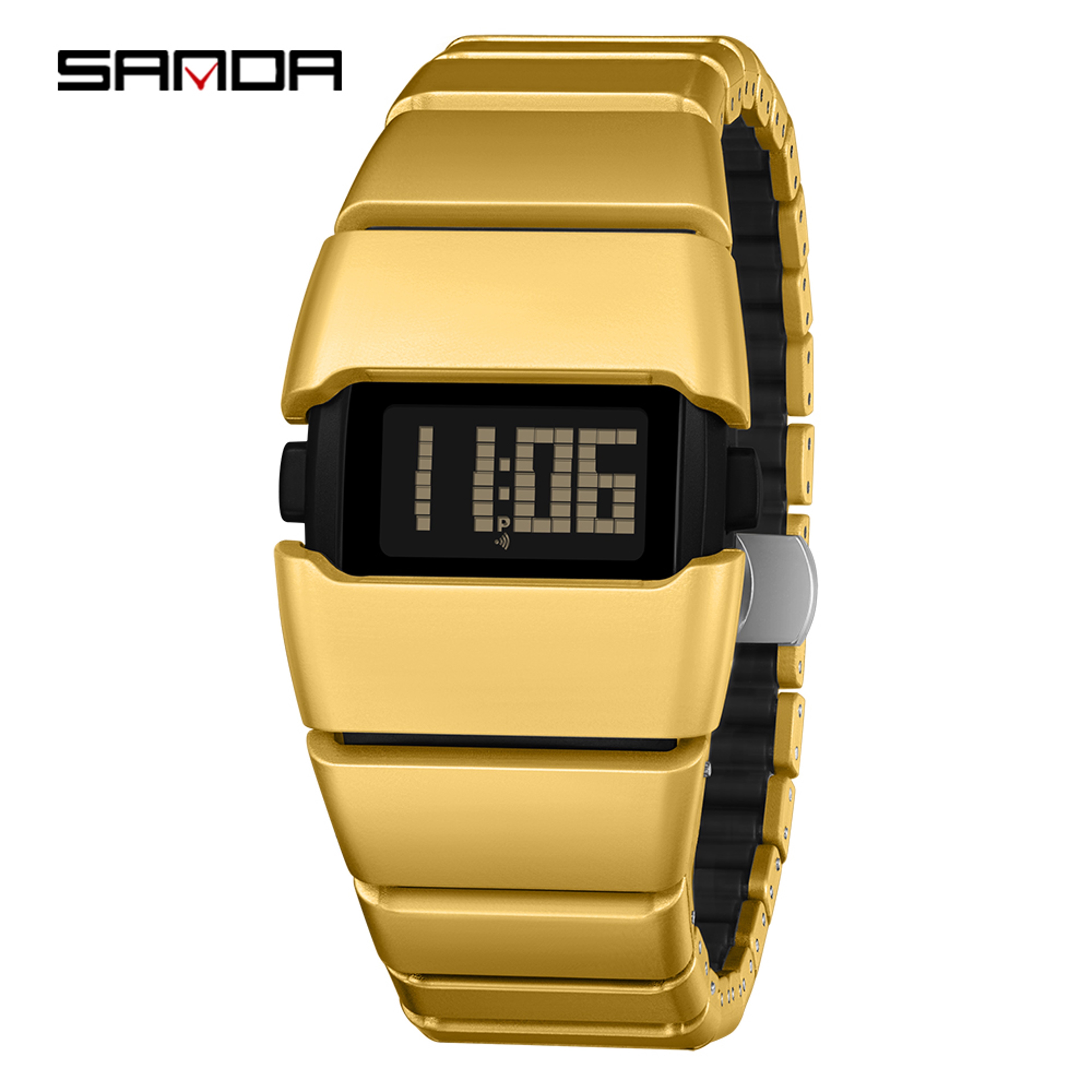 Retro Electronic Watch Waterproof Digital Watch With Night Light Alarm Stopwatch 11