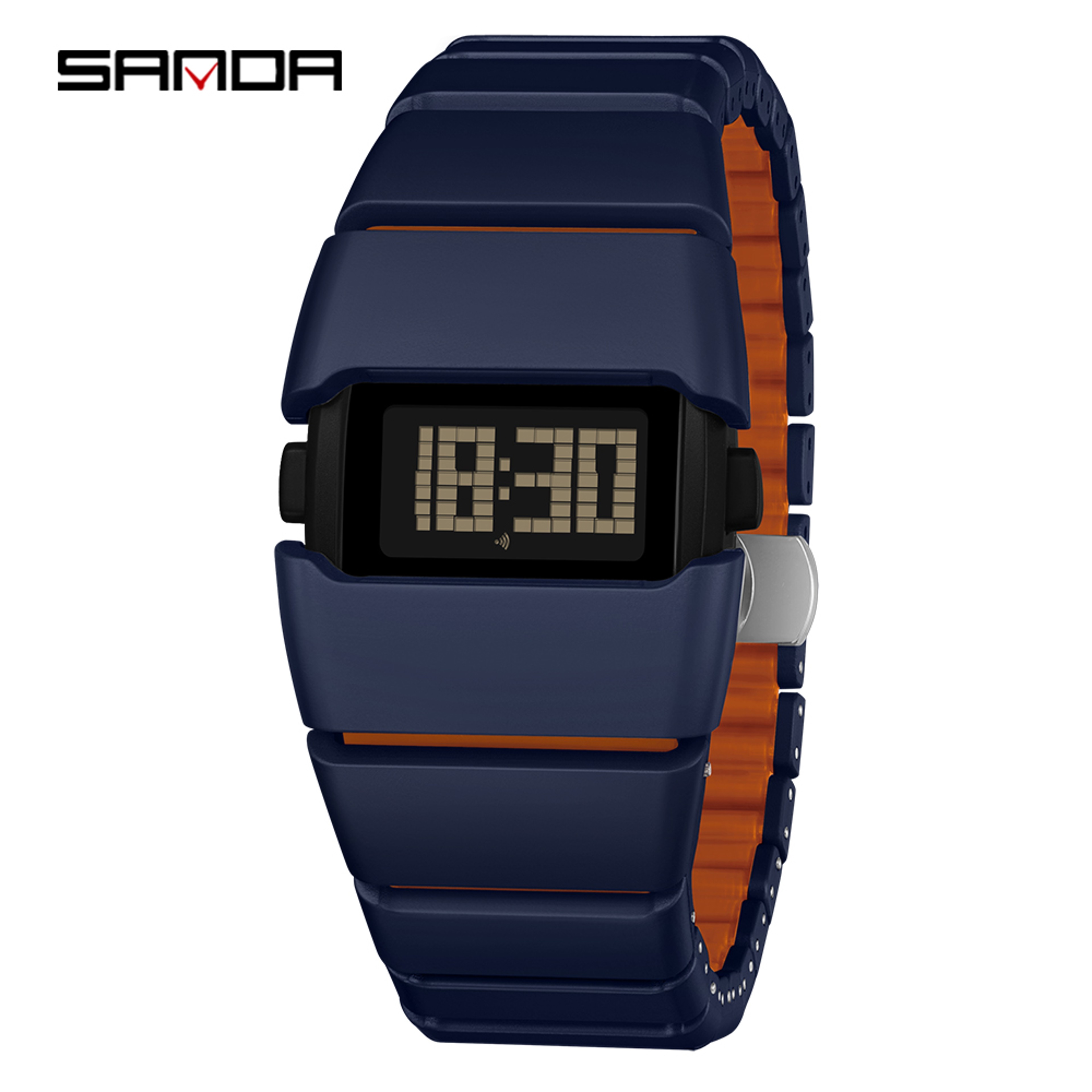 Retro Electronic Watch Waterproof Digital Watch With Night Light Alarm Stopwatch 8
