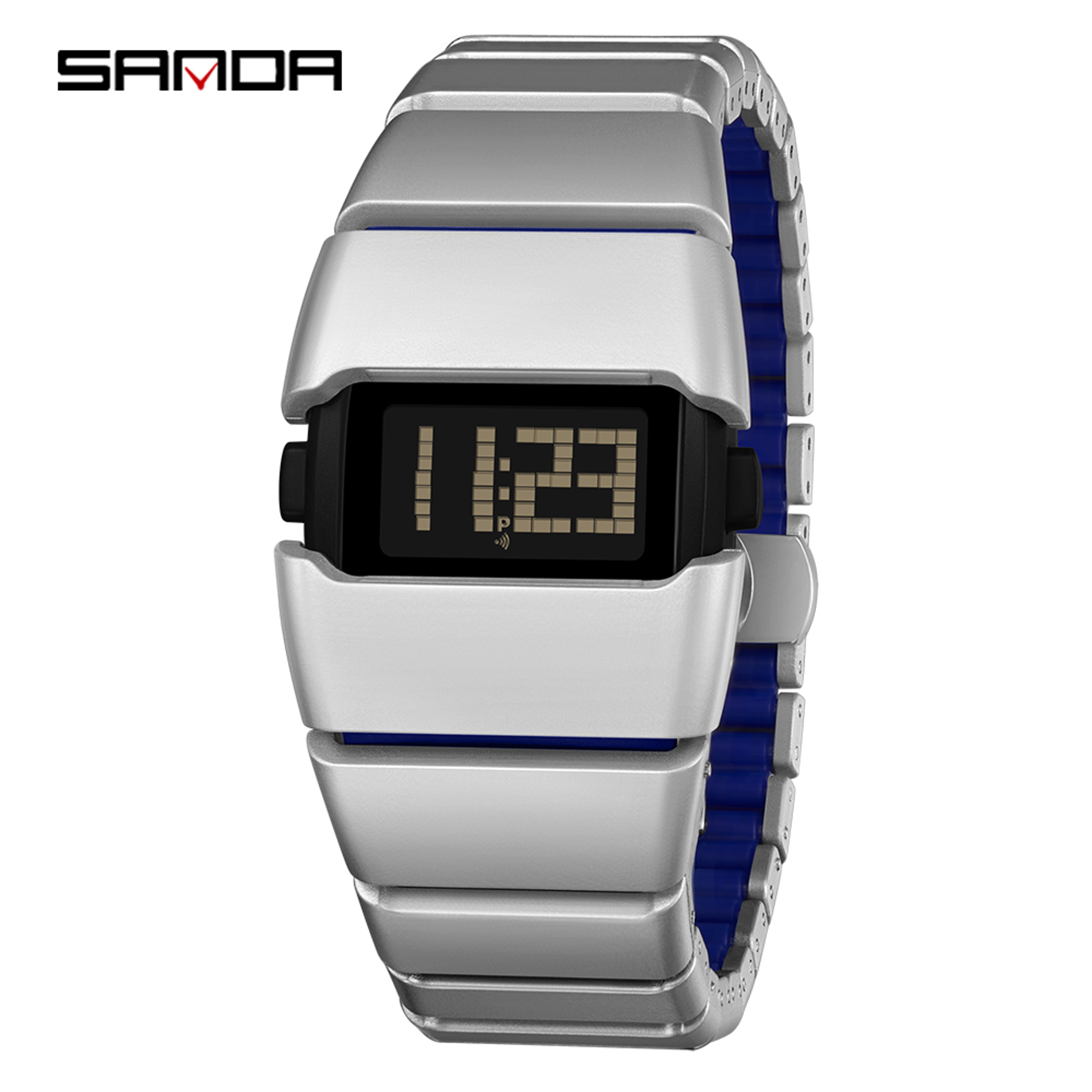 Retro Electronic Watch Waterproof Digital Watch With Night Light Alarm Stopwatch 12