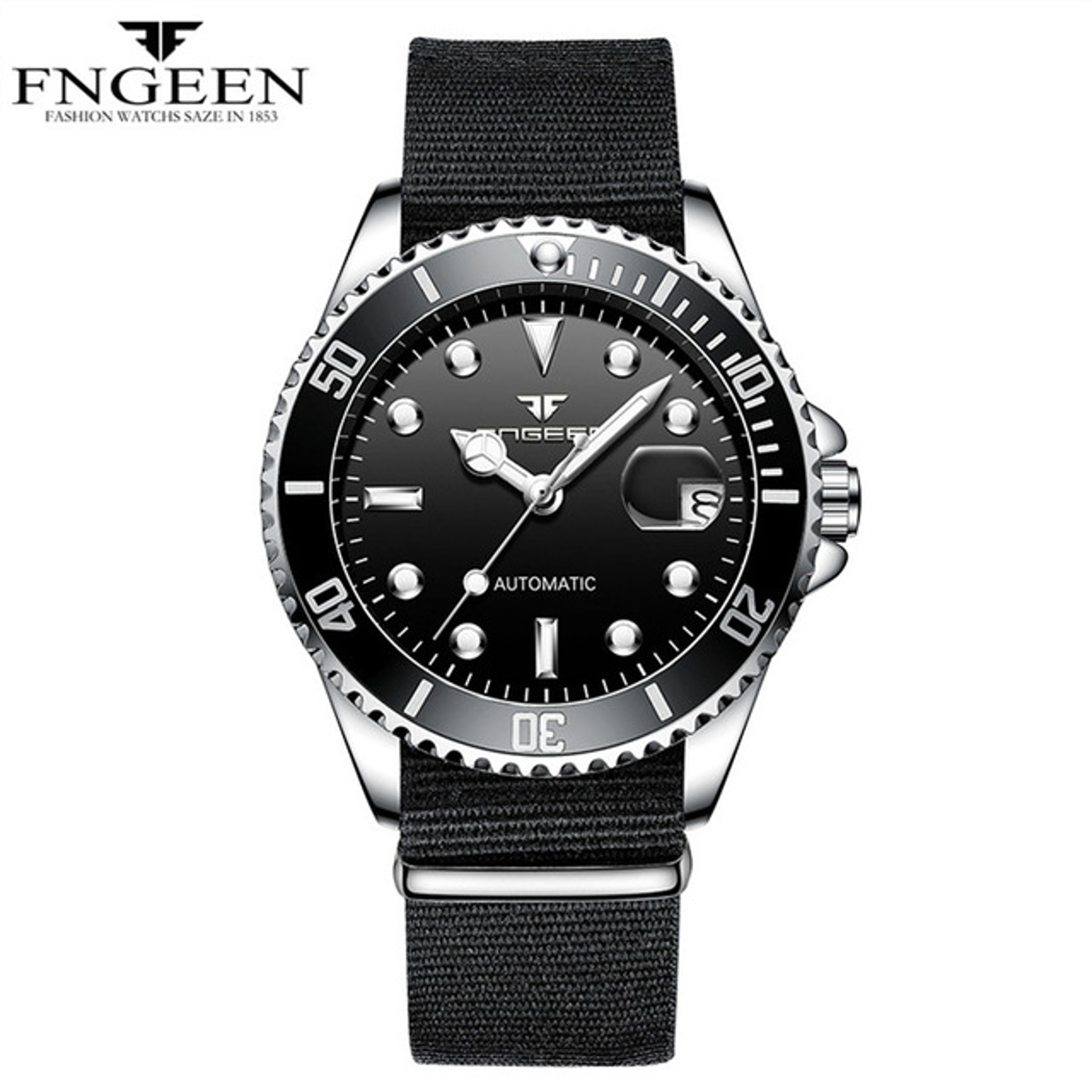 Skeleton Mechanical Watch For Men With Luminous Dial And Stainless Steel Band 5