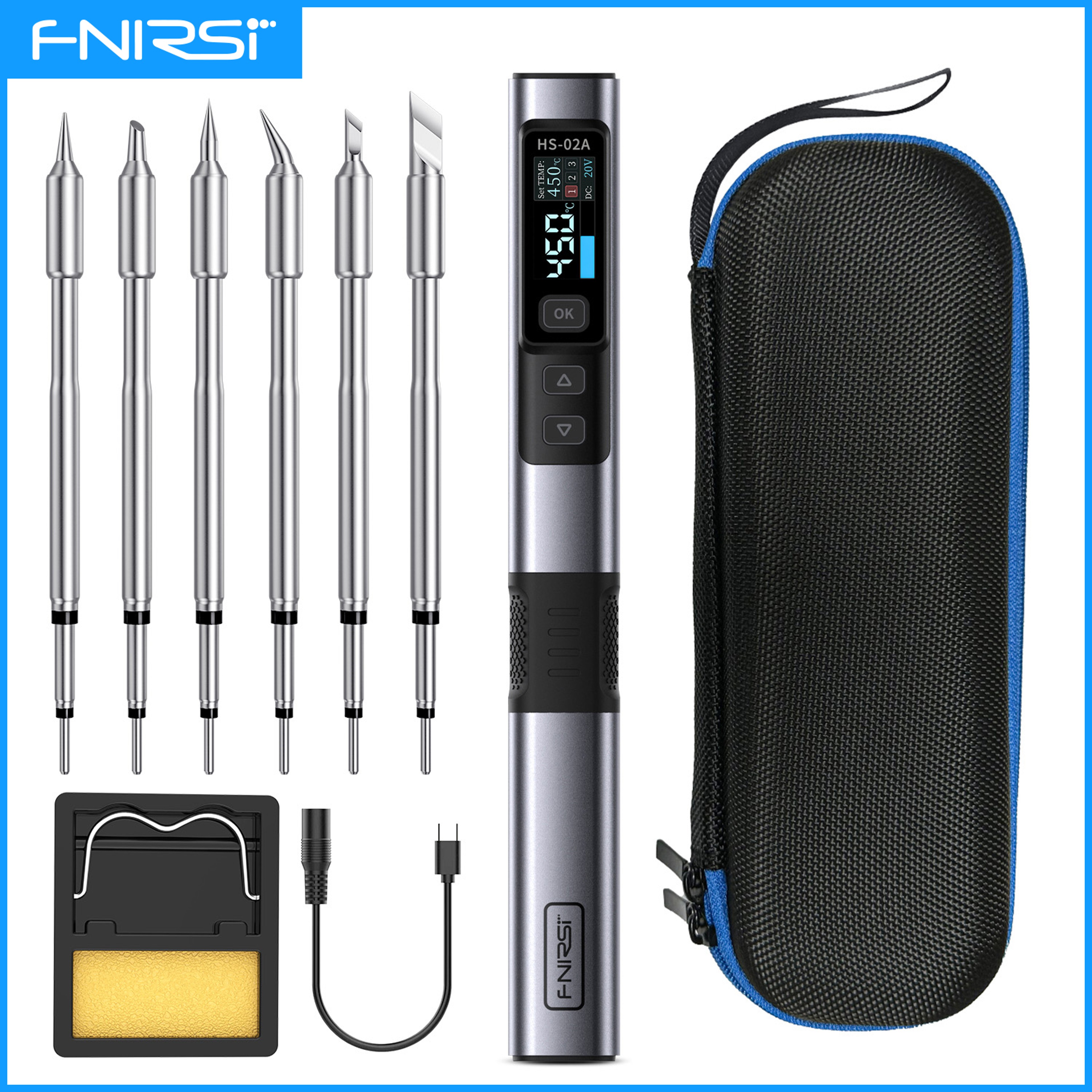 Smart Soldering Iron With Adjustable Temperature And Fast Heating 16