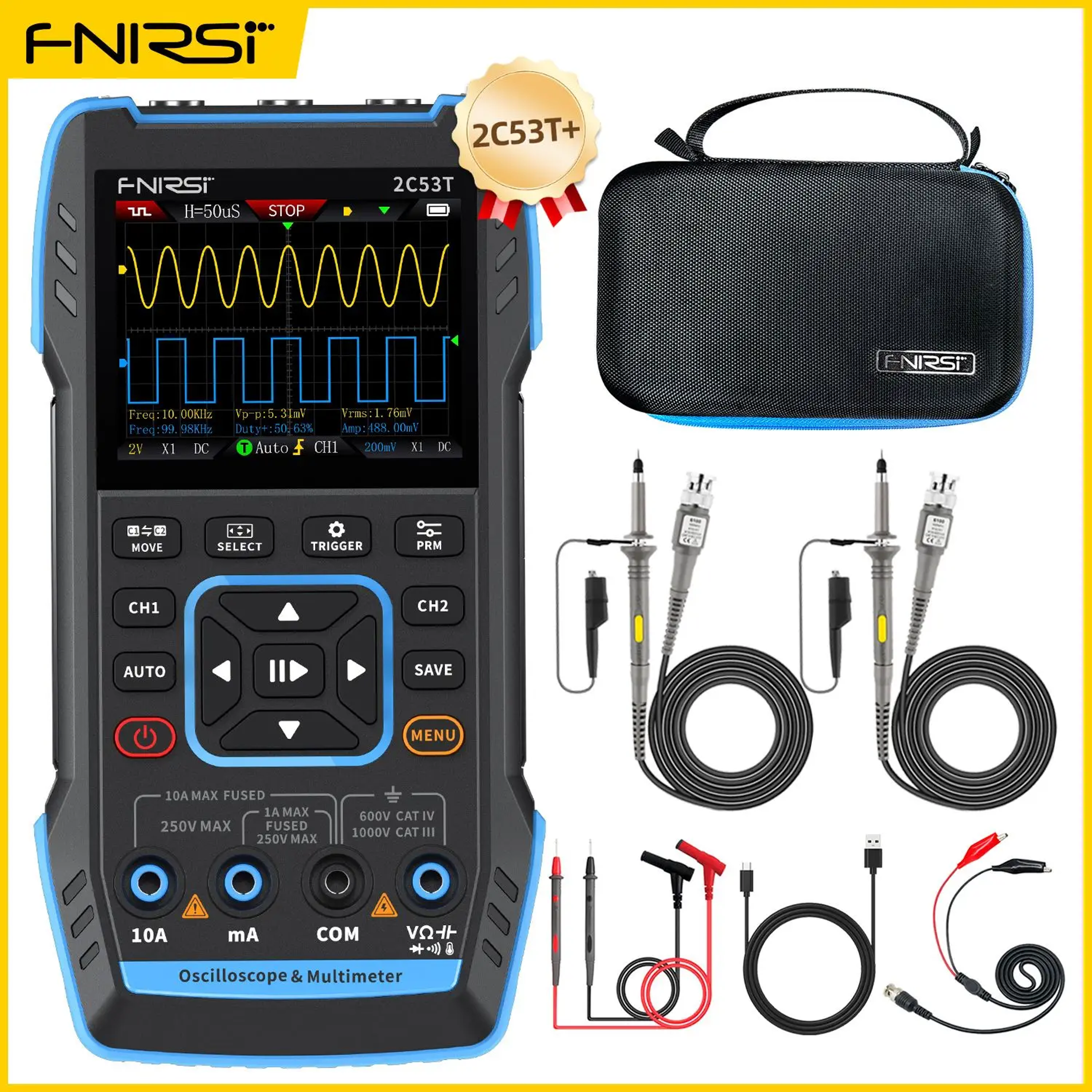 Handheld Oscilloscope Multimeter And Signal Generator 9
