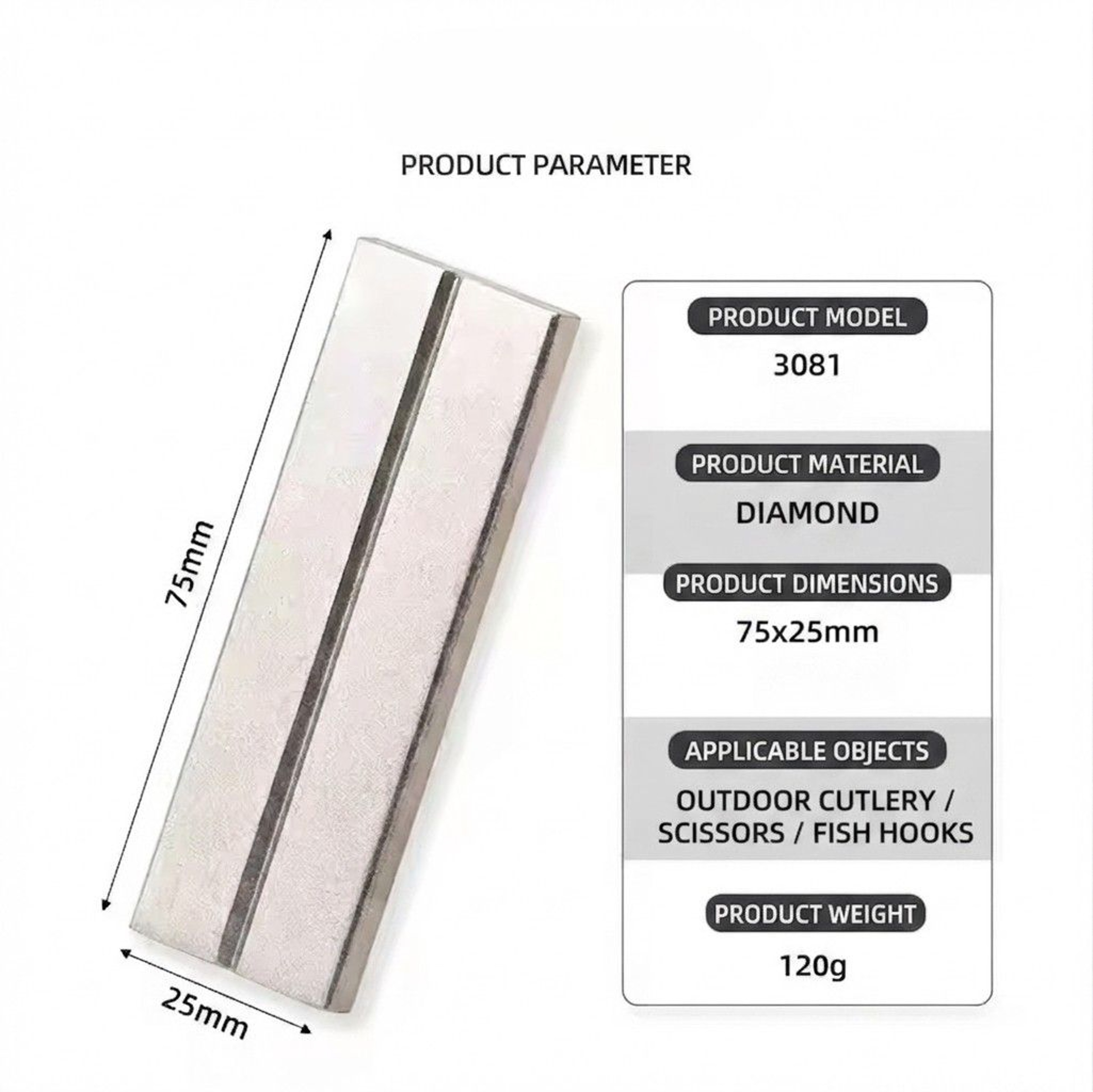 Double Sided Tweezer Sharpening Whetstone And Precision Grinding Tool 9