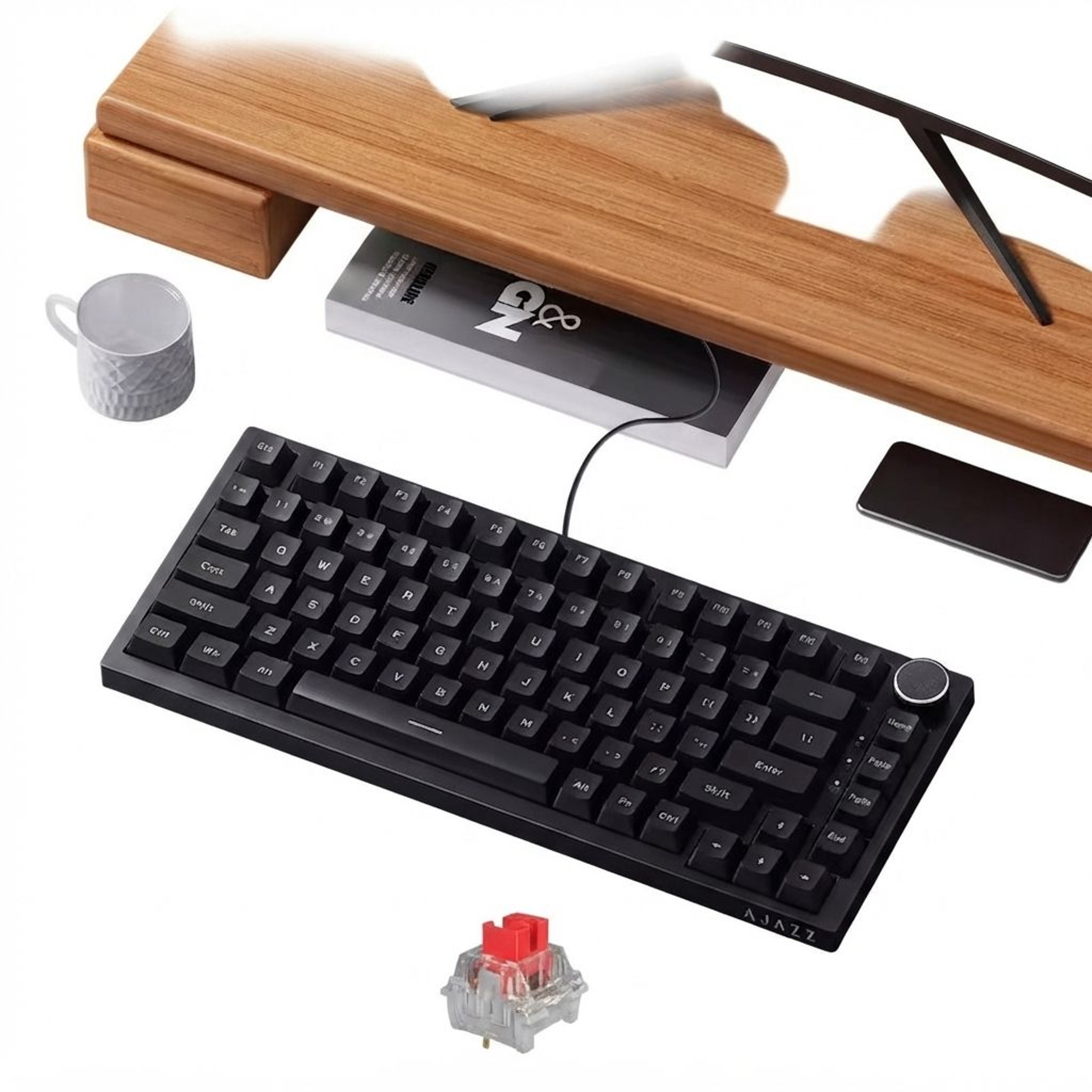 Pro Wireless Mechanical Keyboard With RGB Hot Swap And Gasket Mount 0