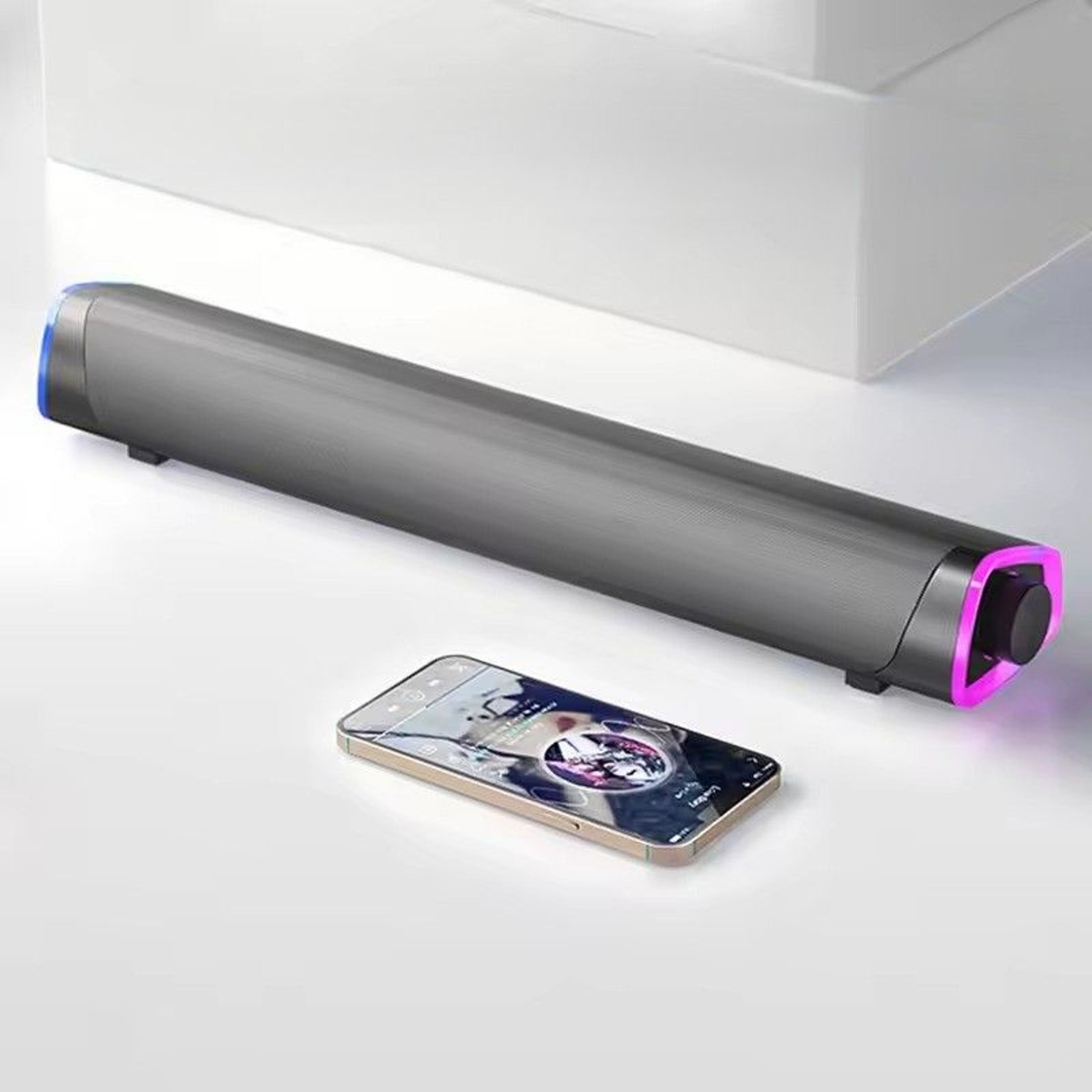 Bluetooth Computer Soundbar With Stereo Surround Sound And Connectivity 0