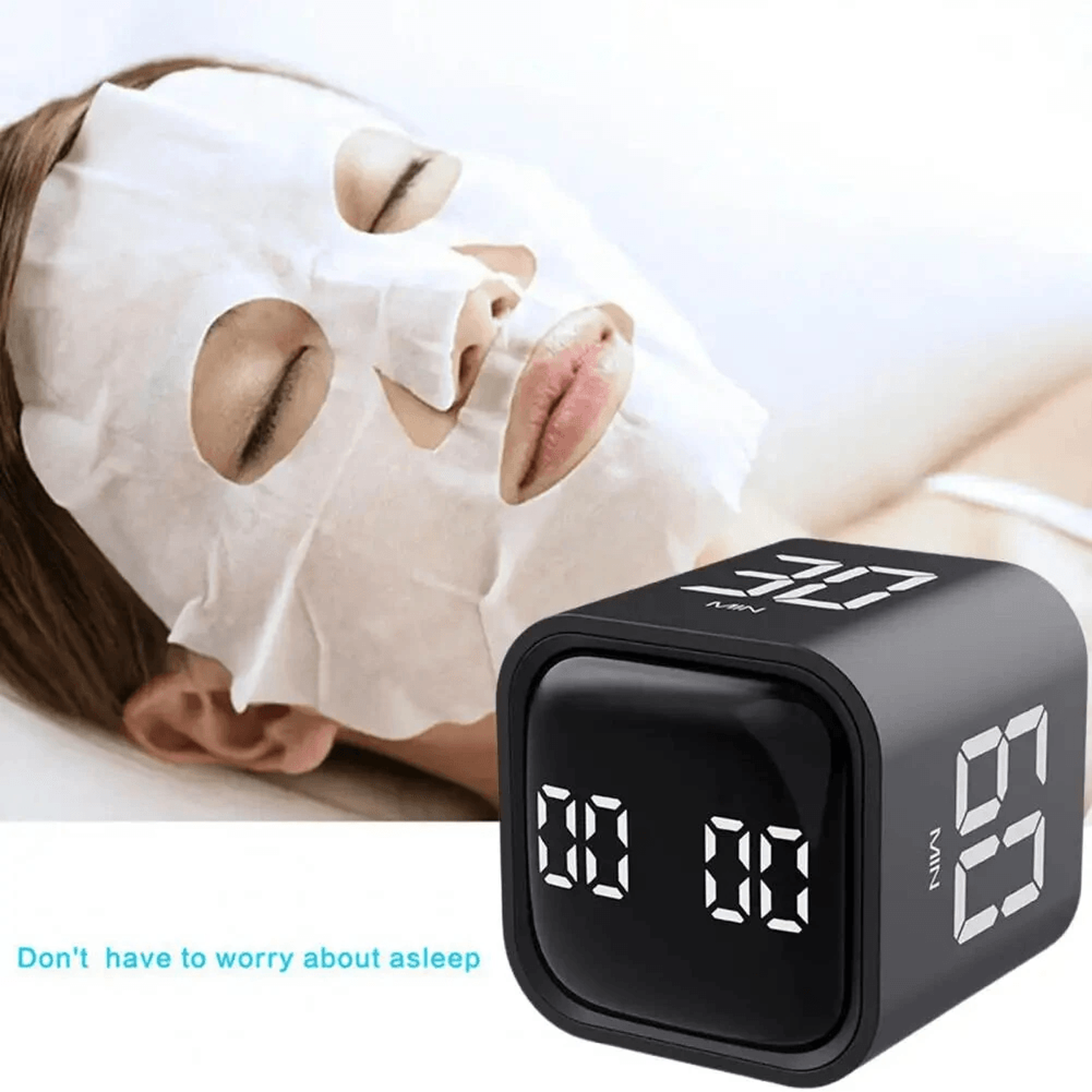 Flip Focus Productivity Cube Timer With LED Display And Preset Countdown Modes 2