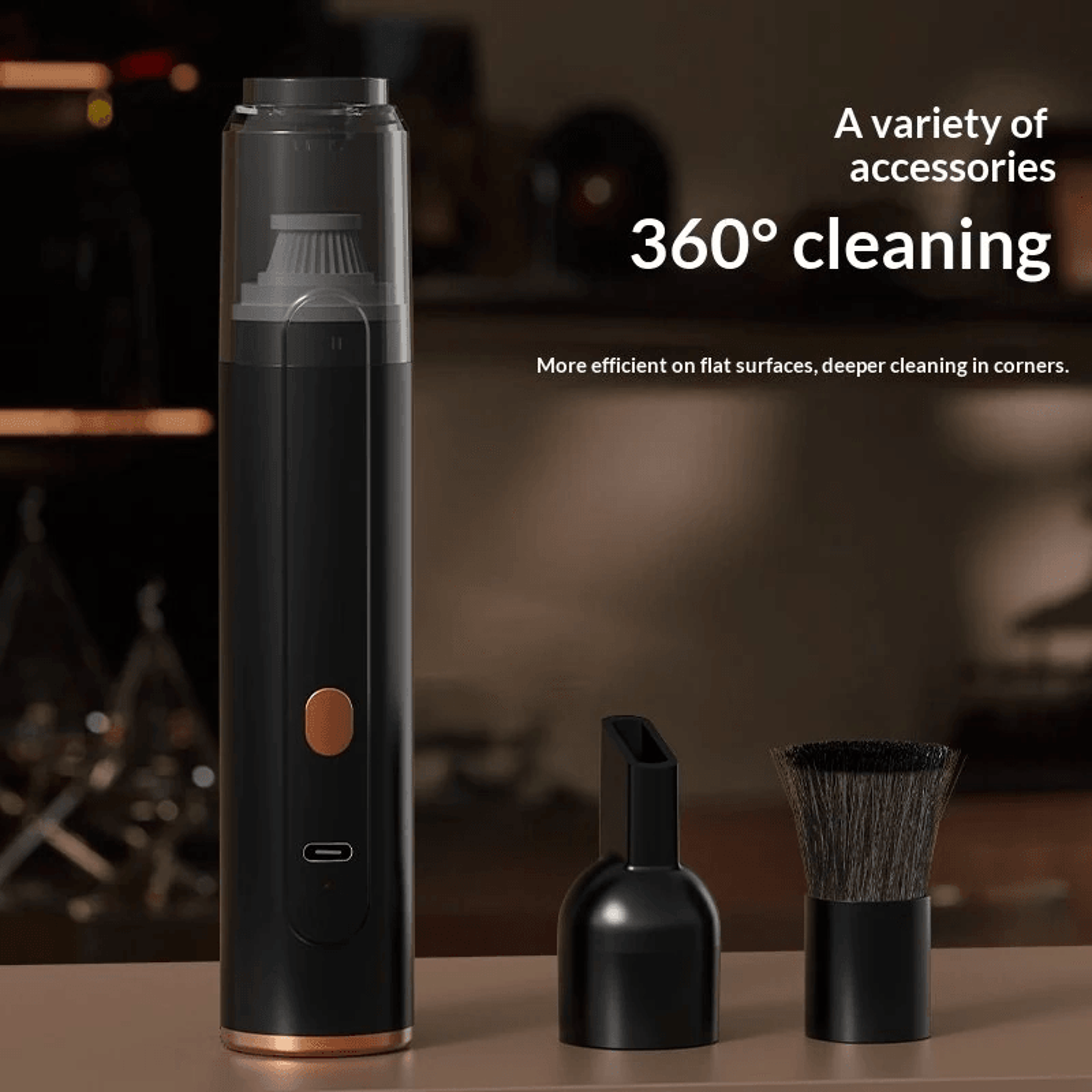Cordless Handheld Vacuum Cleaner With Dual Airflow And Type C Charging 2