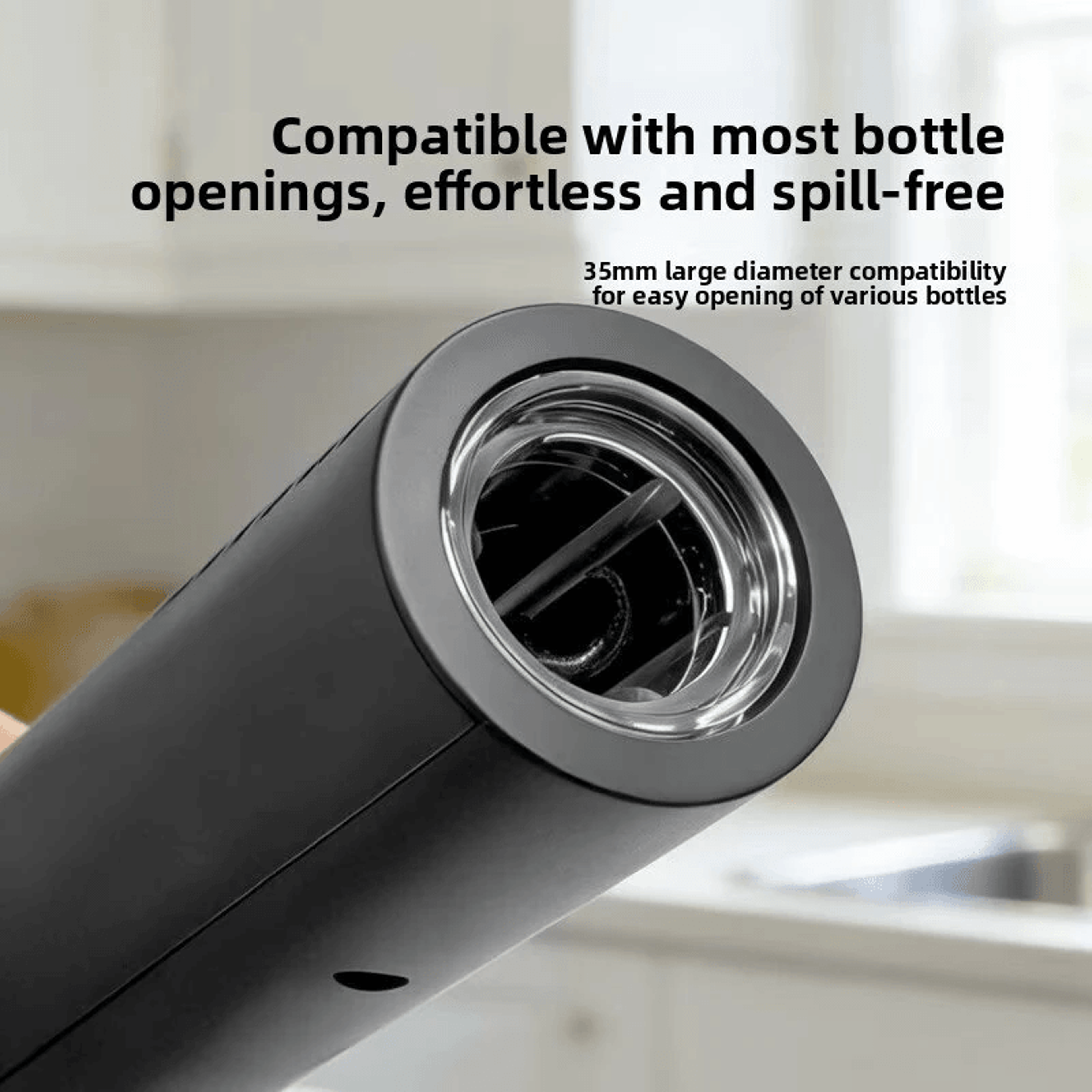 Rechargeable Electric Wine Bottle Opener Automatic Corkscrew With Two Button Control 3