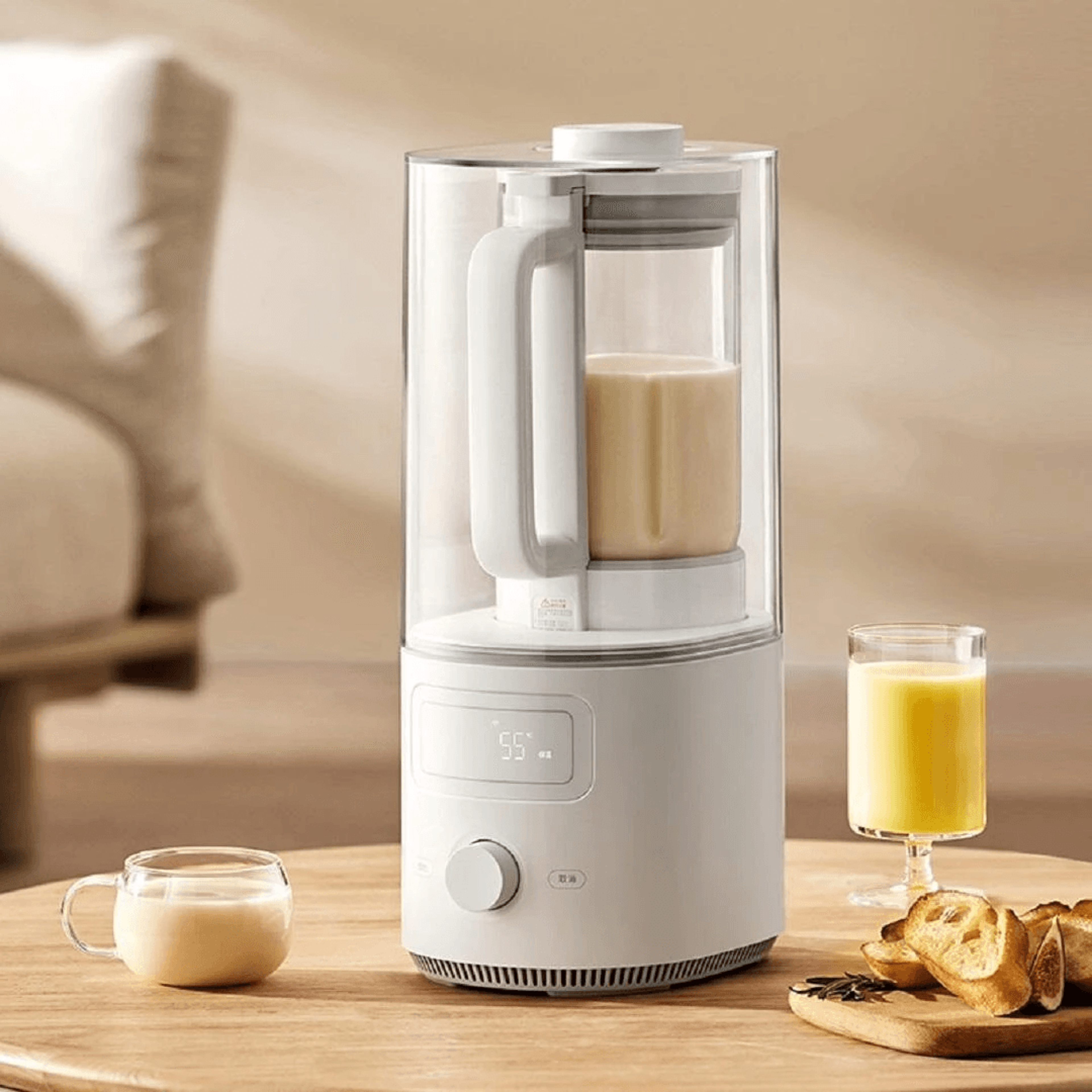 Smart Quiet Blender With Heating Soy Milk Maker And Food Processor 0