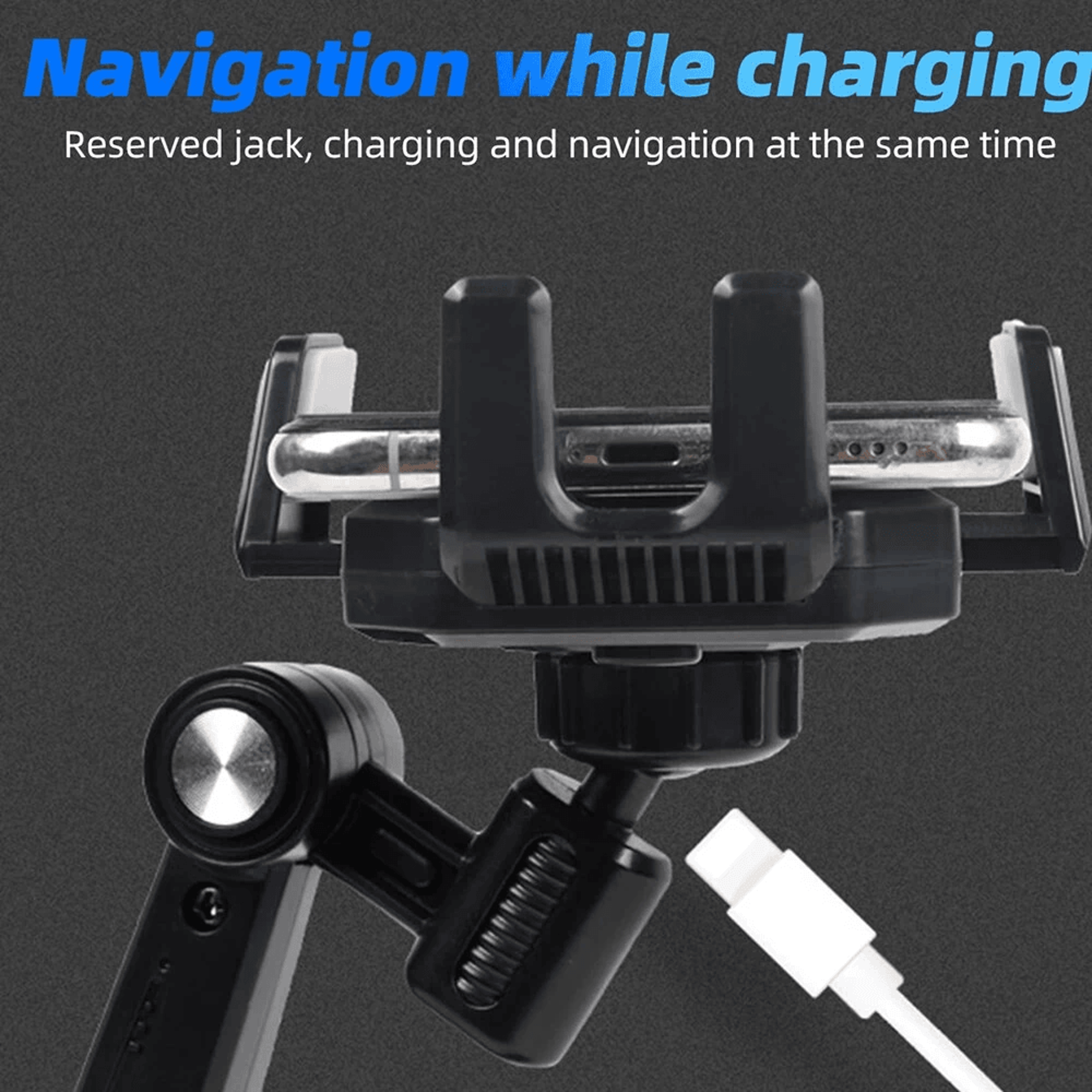Rotating Car Phone Holder With Shockproof Suction Cup Mount 6